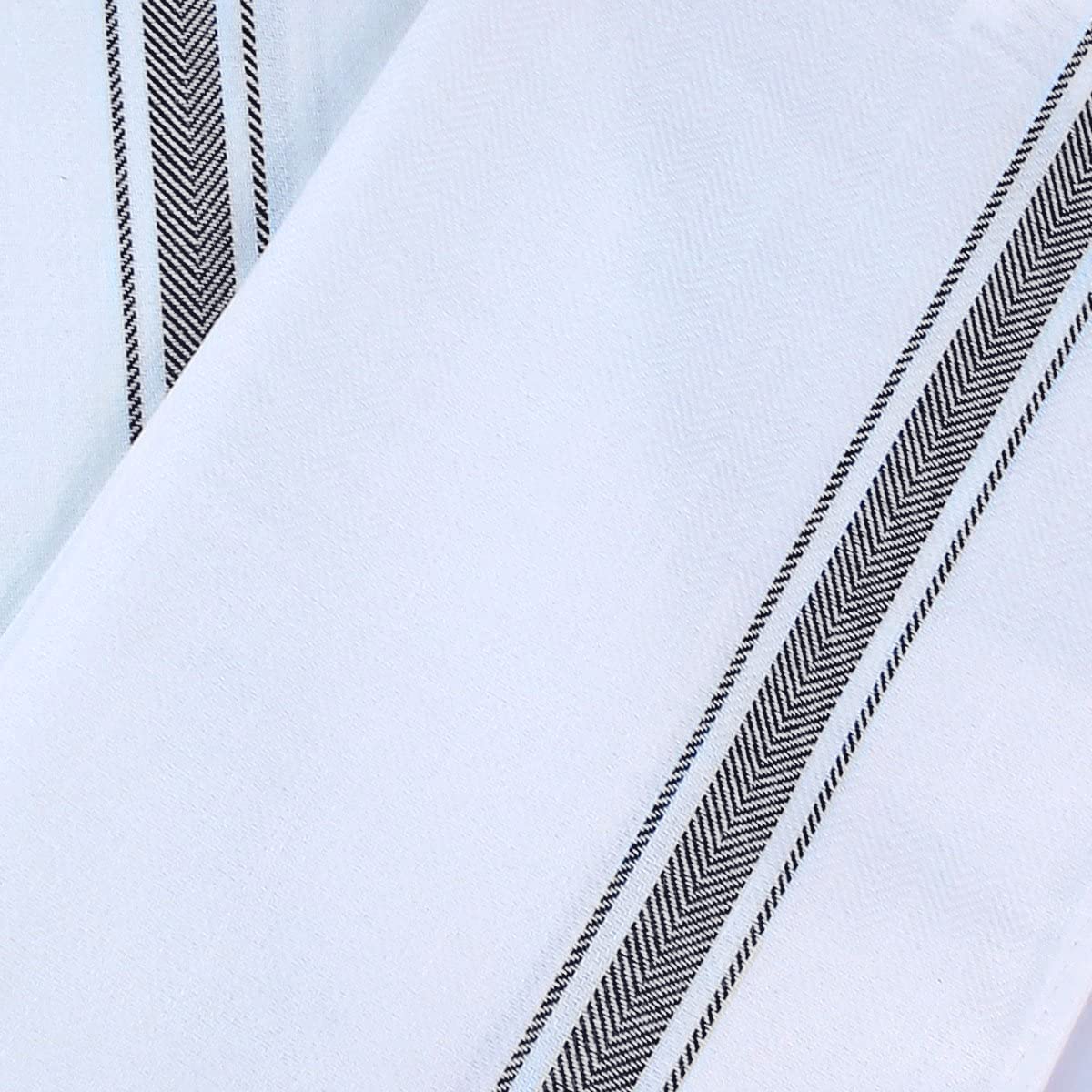 Utopia Towels Dish Towels, 15 X 25 Inches, 100% Ring Spun Cotton Super Absorbent Linen Kitchen Towels, Soft Reusable Cleaning Ba