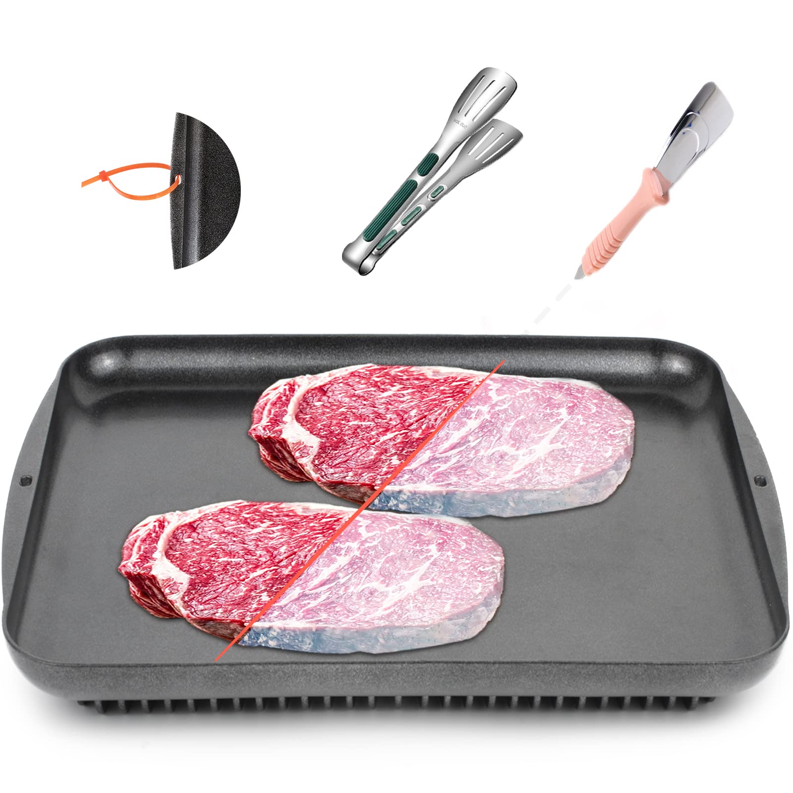 Defrosting Tray For Frozen Meat Defrosting Tray -Thawing Tray For Frozen Meat Thawing Board Defrosting Board For Frozen Meat Tha