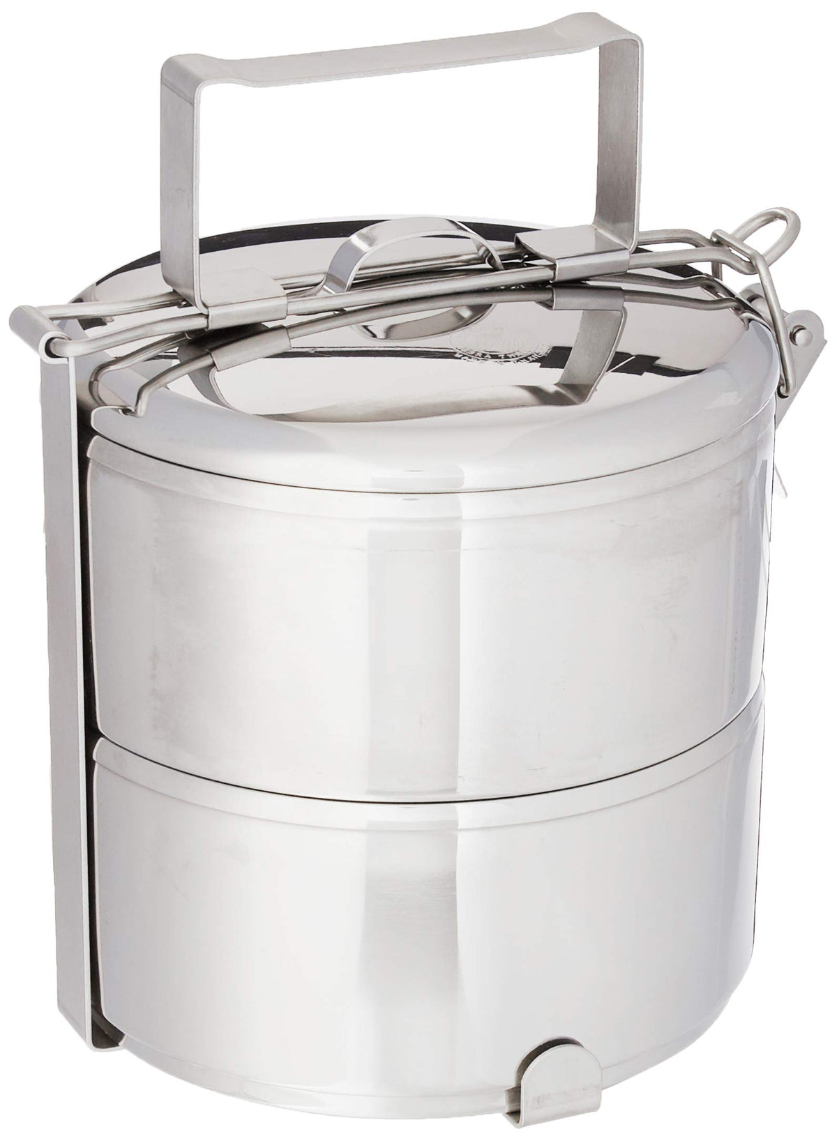 Zebra Brand, Stainless Steel Food Carrier 14Cm X 2 Tier Premium Quality