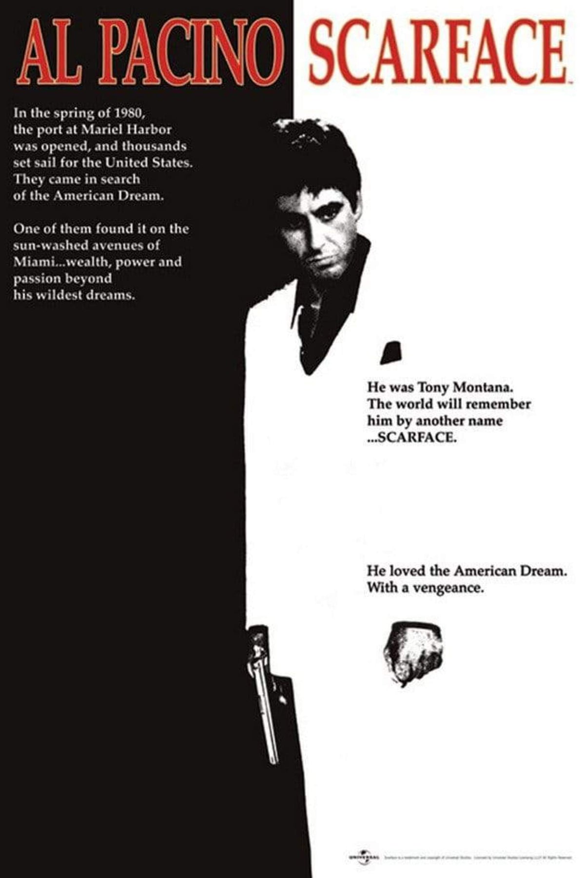 Pyramid International Scarface Movie One Sheet Maxi Poster