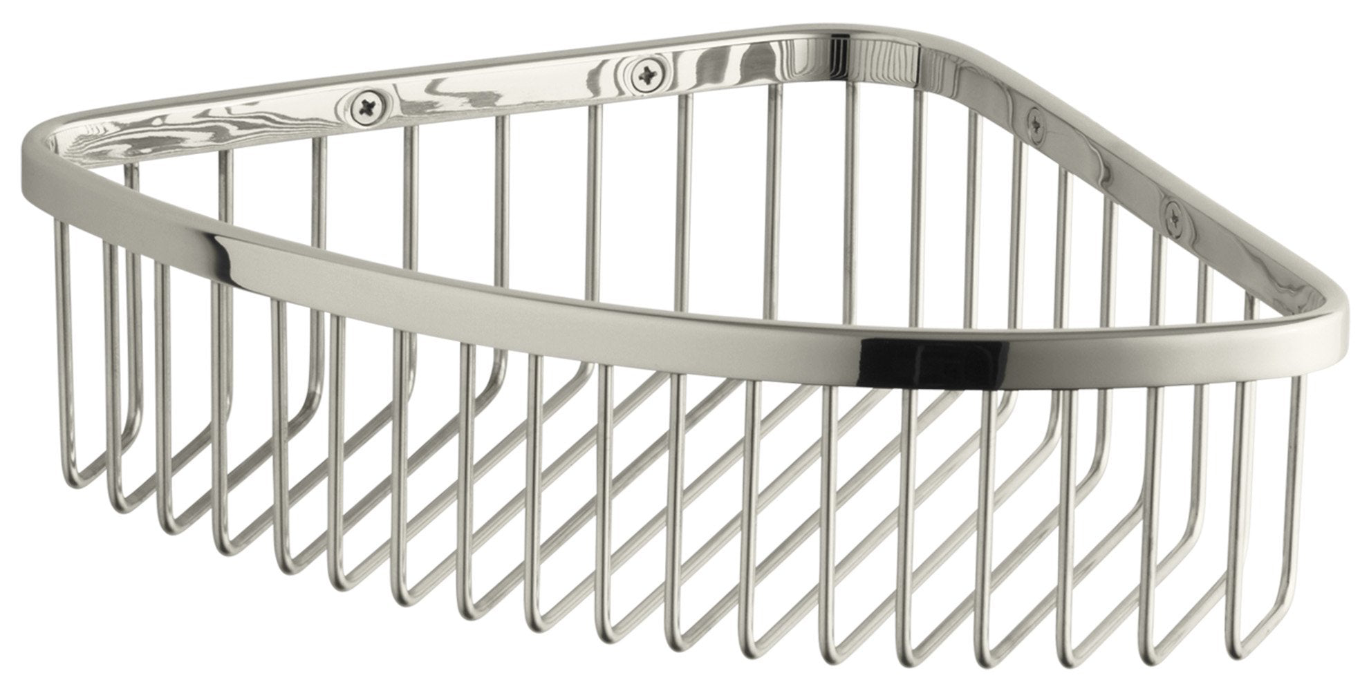 Kohler K-1897-Sn Large Shower Basket, Vibrant Polished Nickel