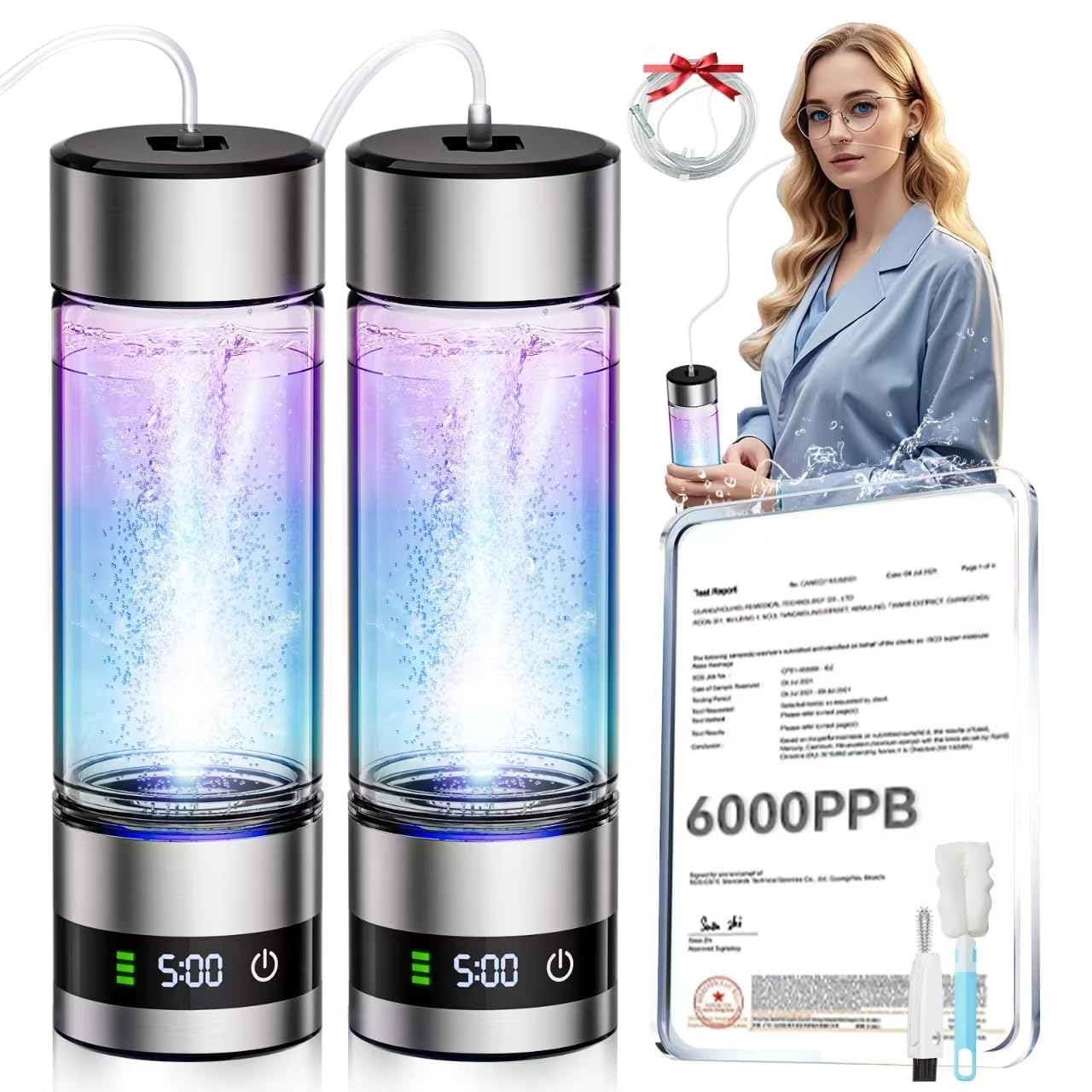 Hydrogen Water Bottle G003