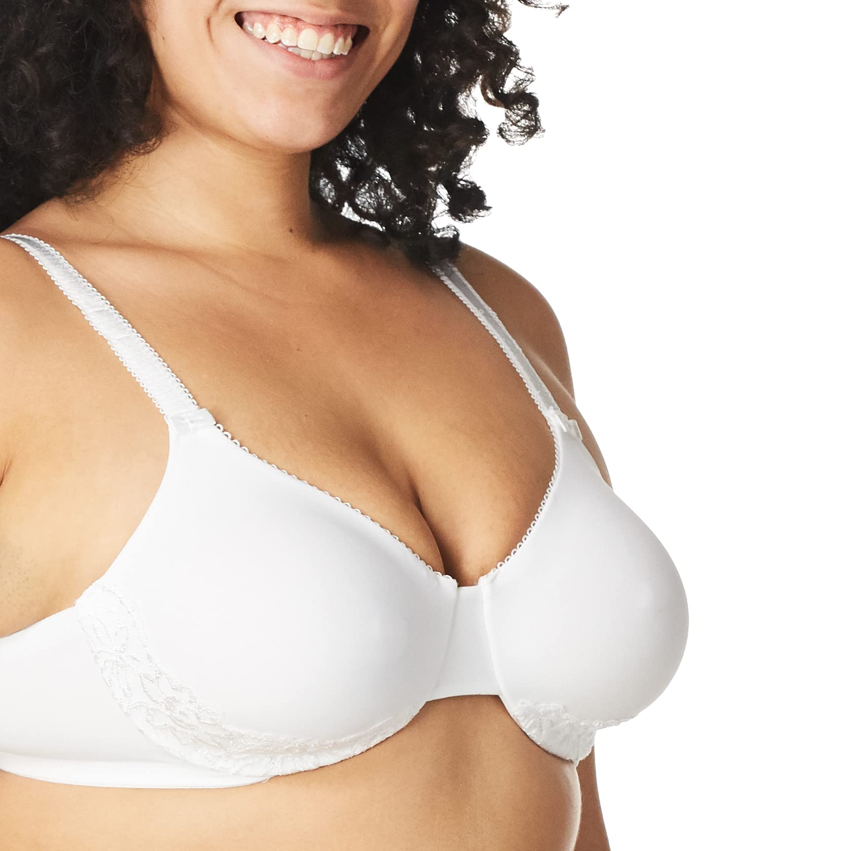 Olga Womens Luxury Lift Underwire Bras, White, 36C Us