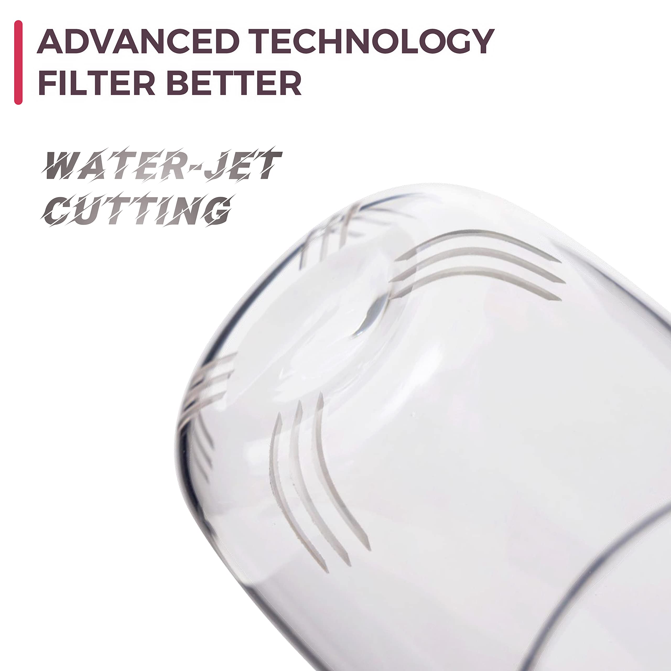 Dorsaer Glass Tea Mugs - 16.9Oz Glass Tea Cup With Infuser And Lid For Tea Steeping At Home And Office. Larger Glass Tea Cups, C