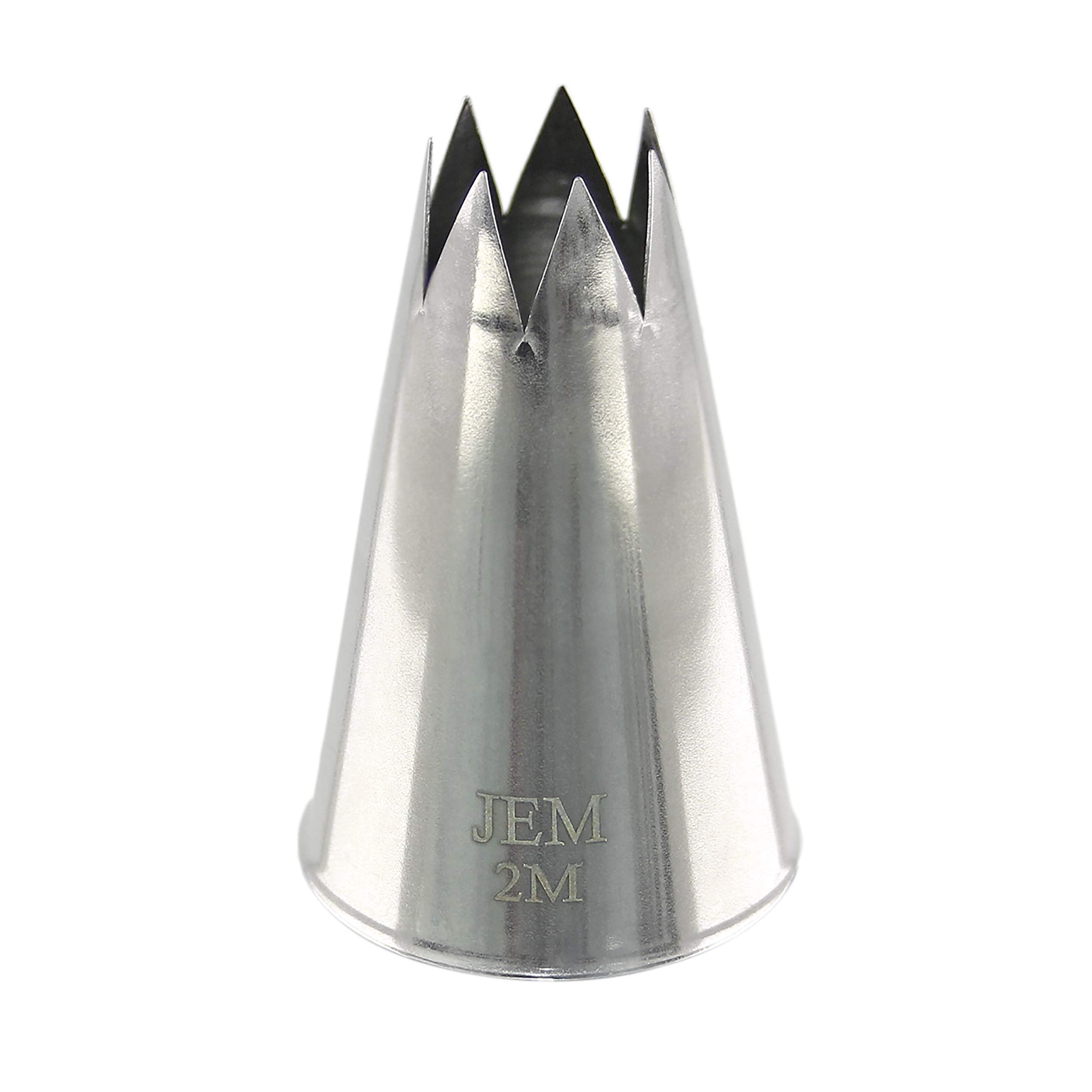 Jem Medium Open Star Savoy Piping Nozzle, Decorating Tip, #2M