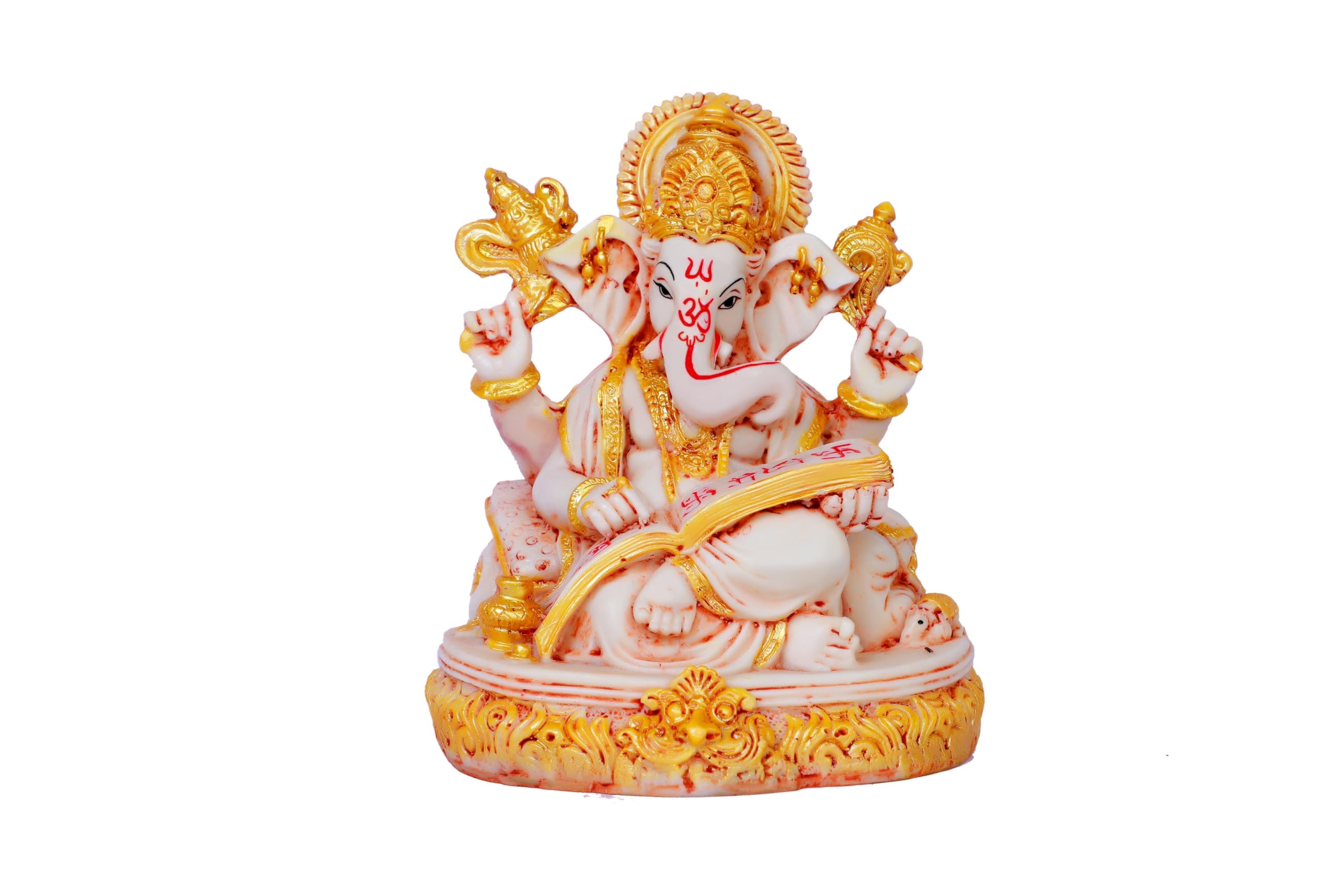 Buji Craft Ganesh Ji Lord Ganesha Car Dashboard Ganesh Statue Ganesh Murti Ganeshji Idol Ganpati Baba Ganpati Murti S5014