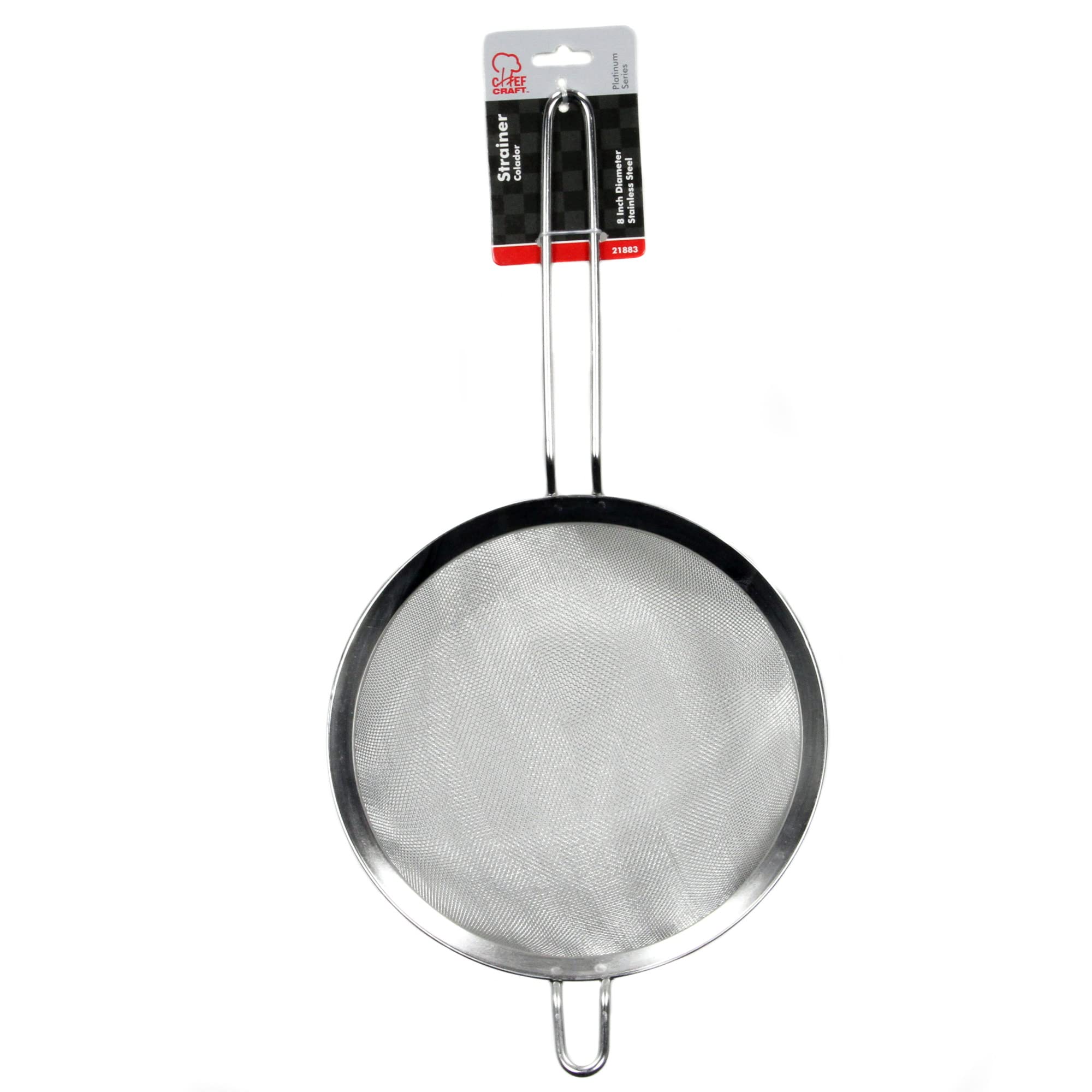 Chef Craft Select Mesh Strainer, 8" Stainless Steel, Model 21883