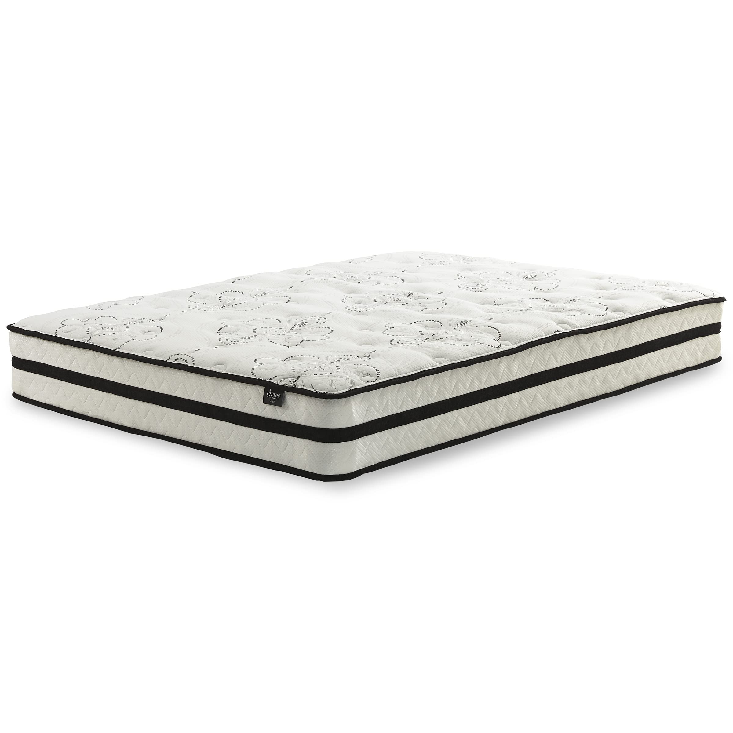 Signature Design By Ashley Chime 10 Inch Medium Firm Hybrid Mattress, Certipur-Us Certified Foam,Twin