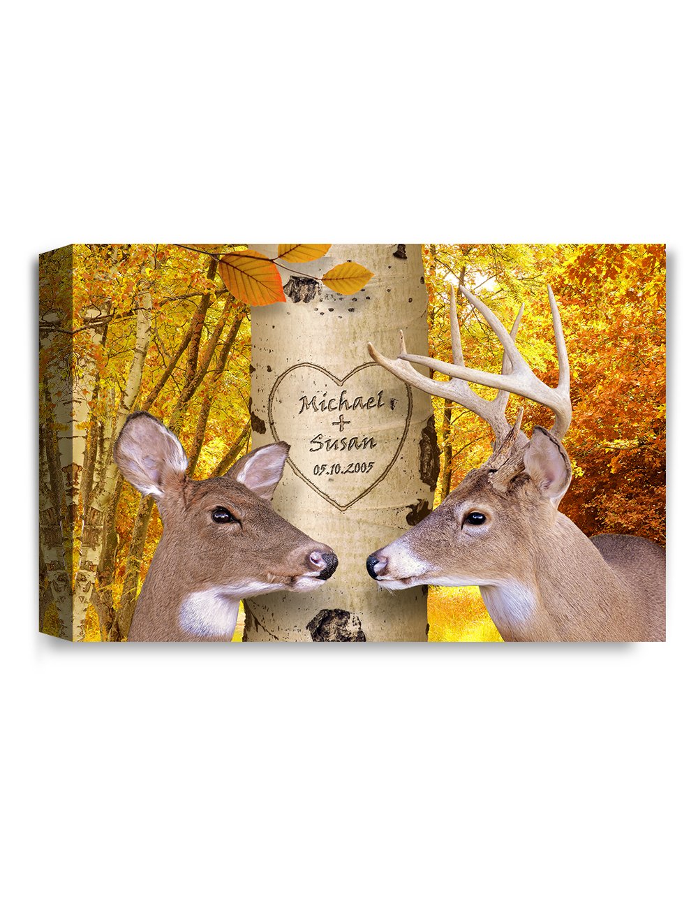 Ipic - Oh My Dear, Personalized Artwork With Names And Date On, Customized Gift For Anniversary,Wedding,Birthday And Holidays.To