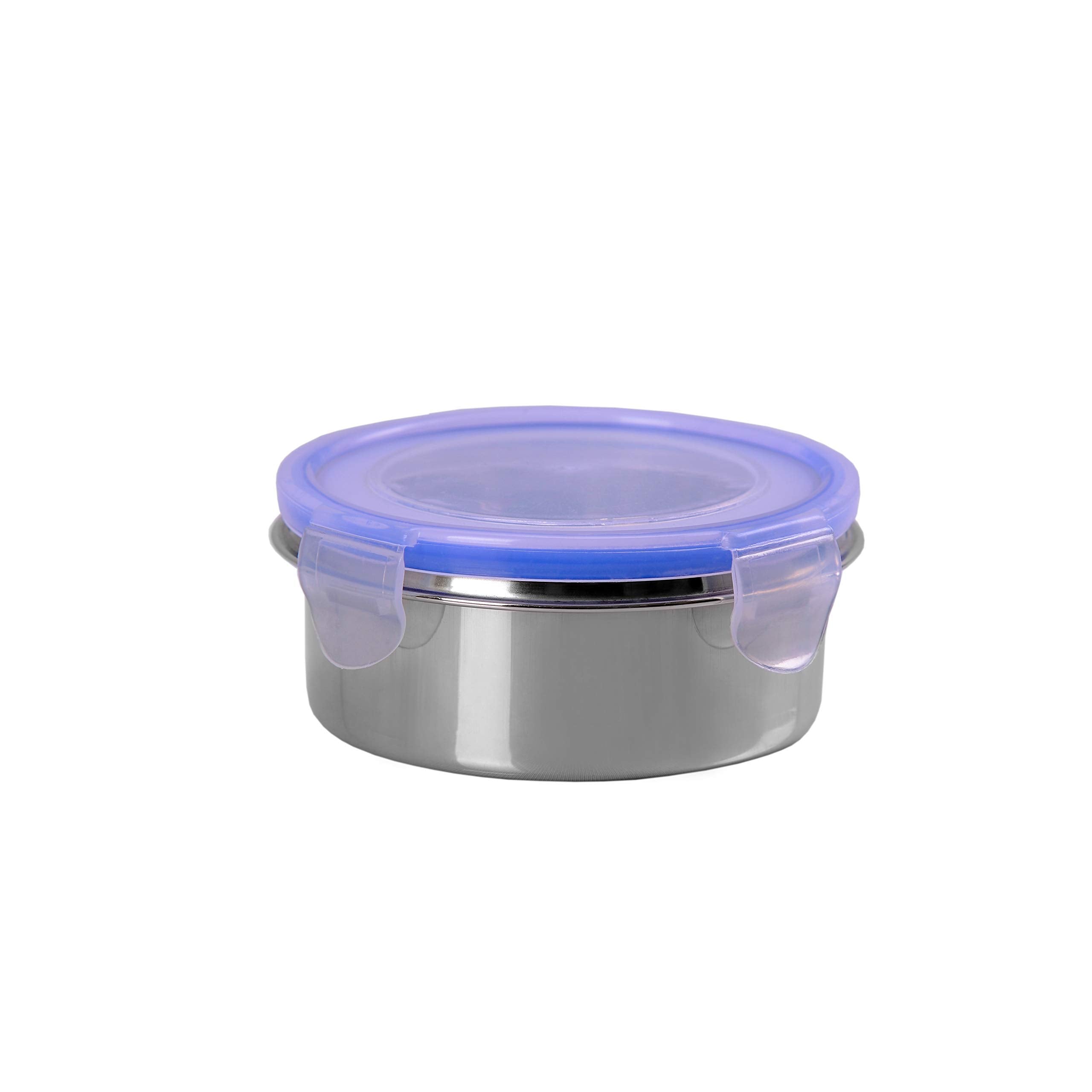 Sumeet Stainless Steel Airtight & Leak Proof L&L Containers 300 Ml  10.2Cm Dia  Pack Of 1Pc  Beige