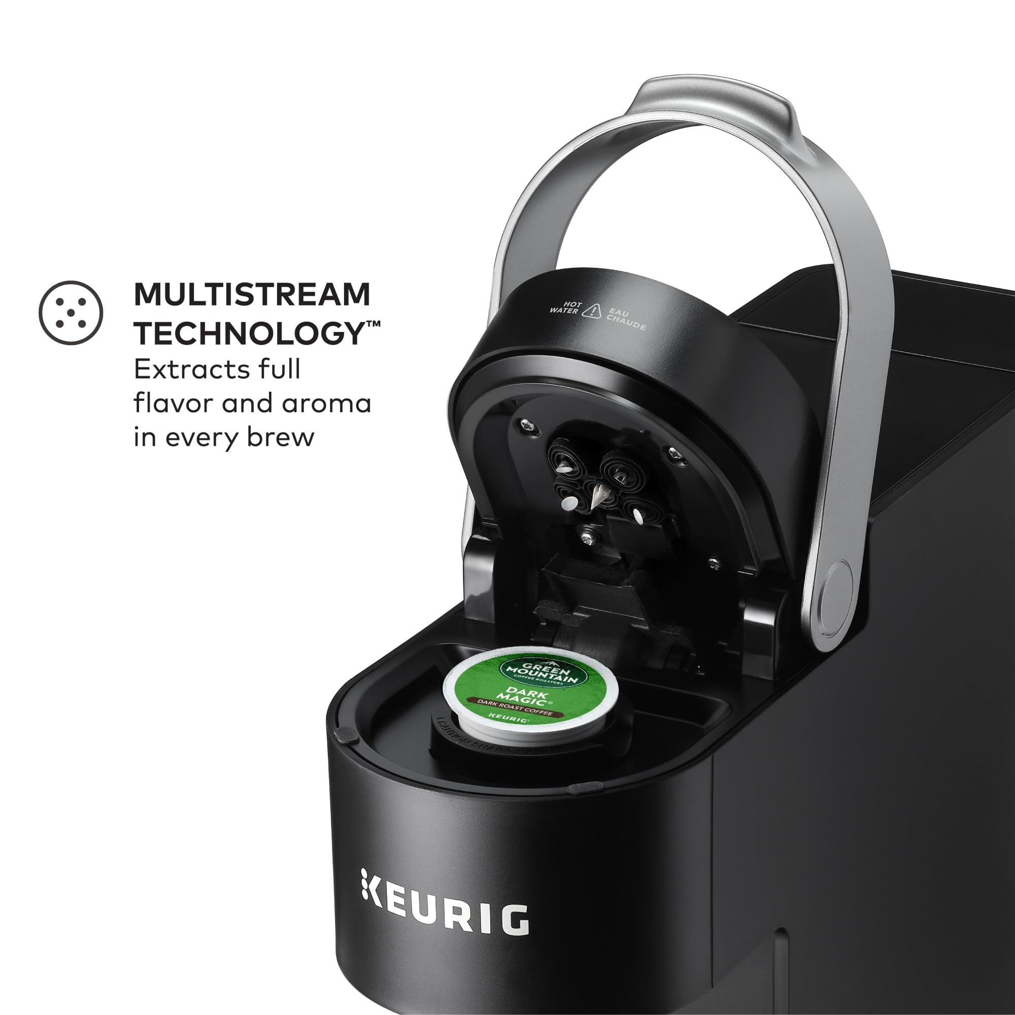 Keurig K-Slim Single Serve K-Cup Pod Coffee Maker, Multistream Technology, 3 Brew Sizes, Slim And Sleek Design, 46Oz Removable R