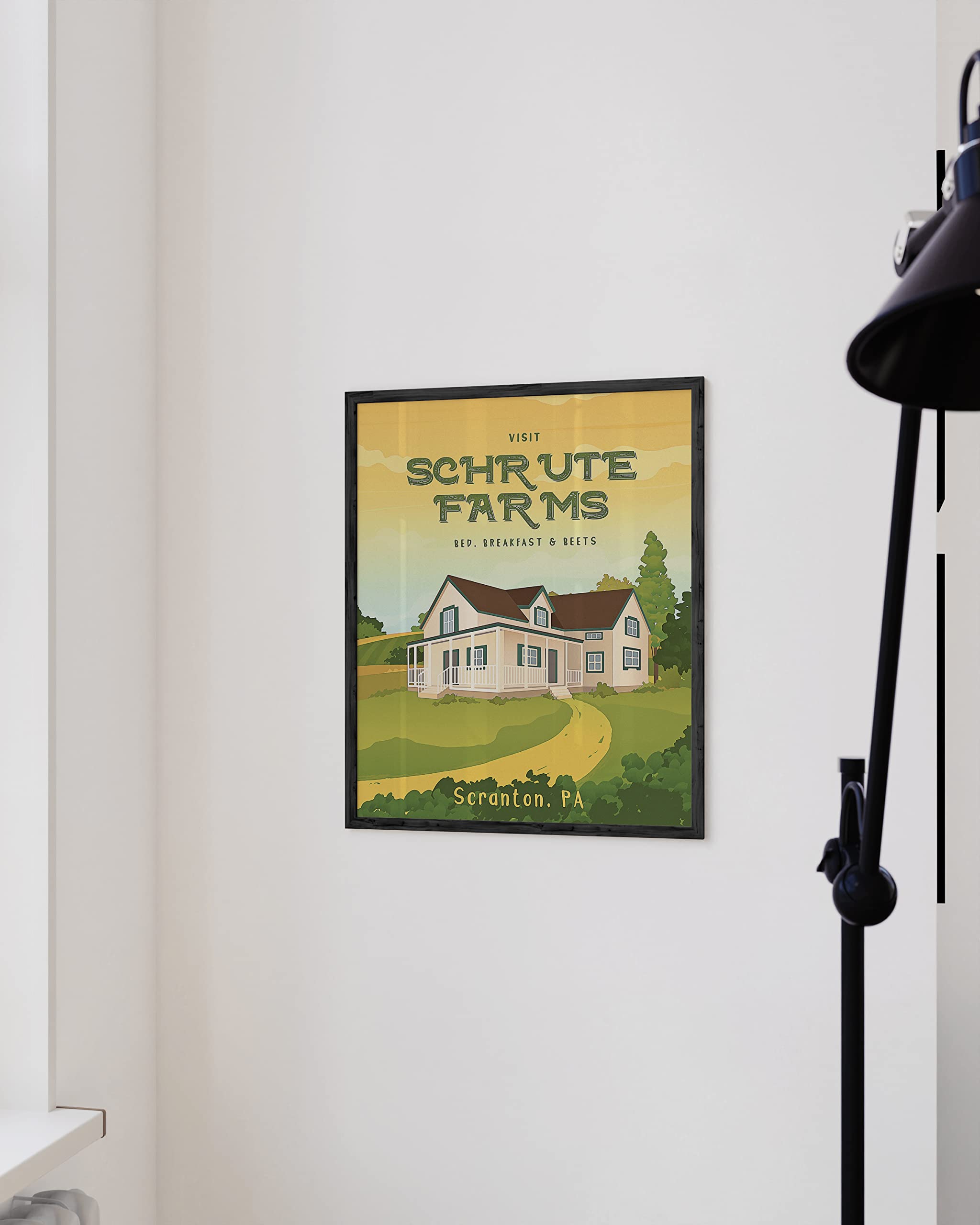Haus And Hues The Office Poster, Dwight Schrute, Wall Art, Funny, Tv Show, 12X16 Unframed
