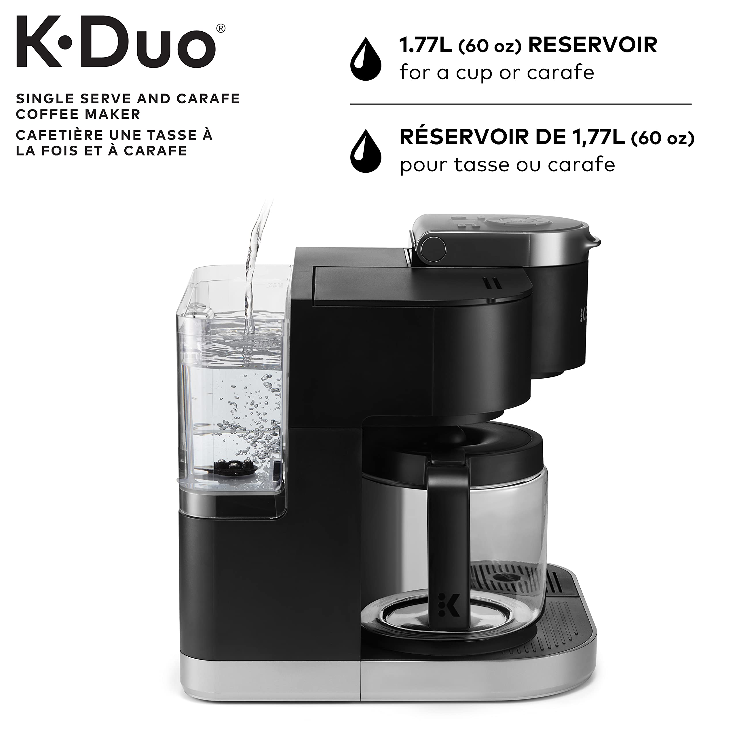 K-Duo Single Serve And Carafe Coffee Maker