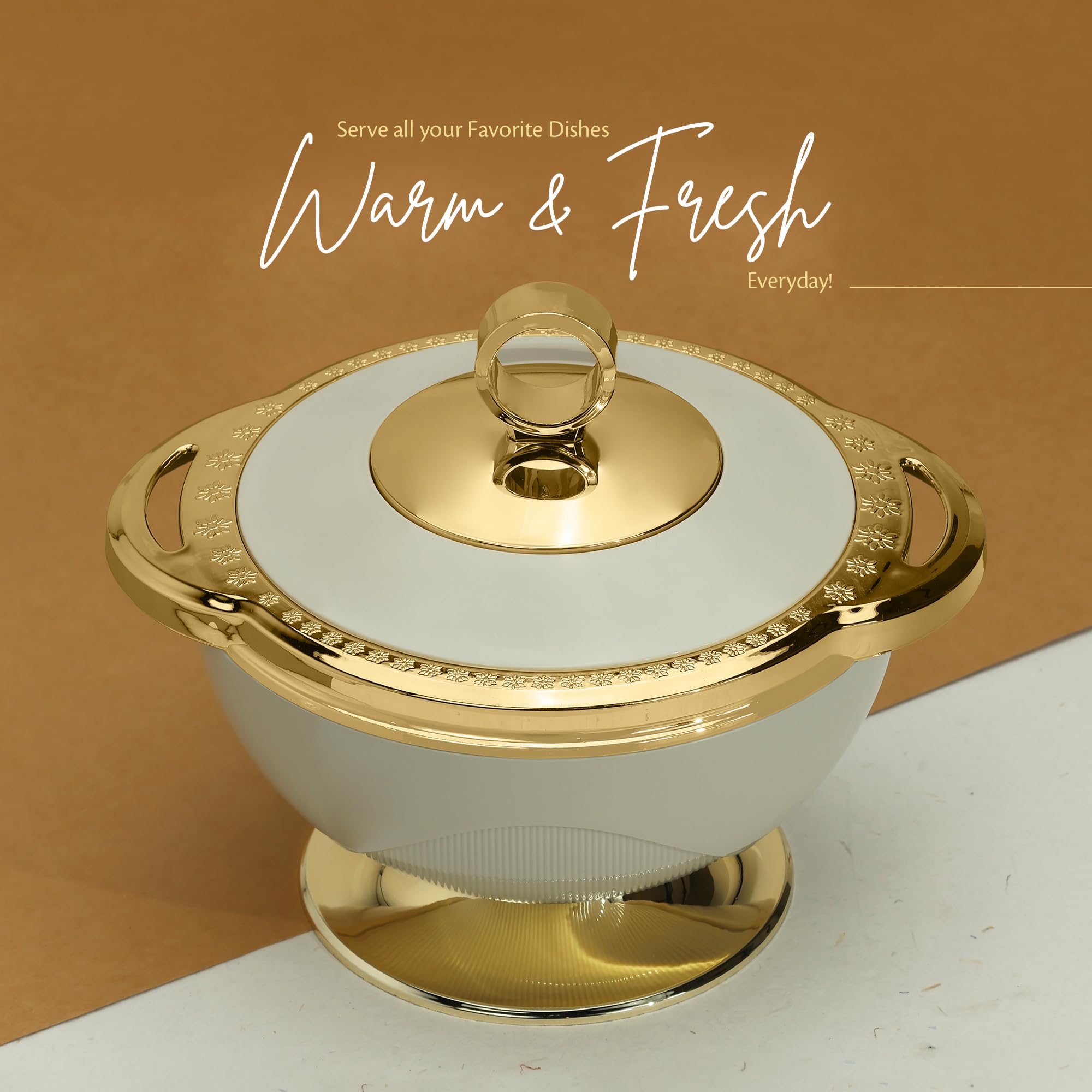 Selvel Milano Inner Steel Casserole Set Of 3 (1700Ml, 1100Ml, 600Ml)|Bpa Free|Advanced P.U. Insulation| Hot Box For Kitchen | Ke