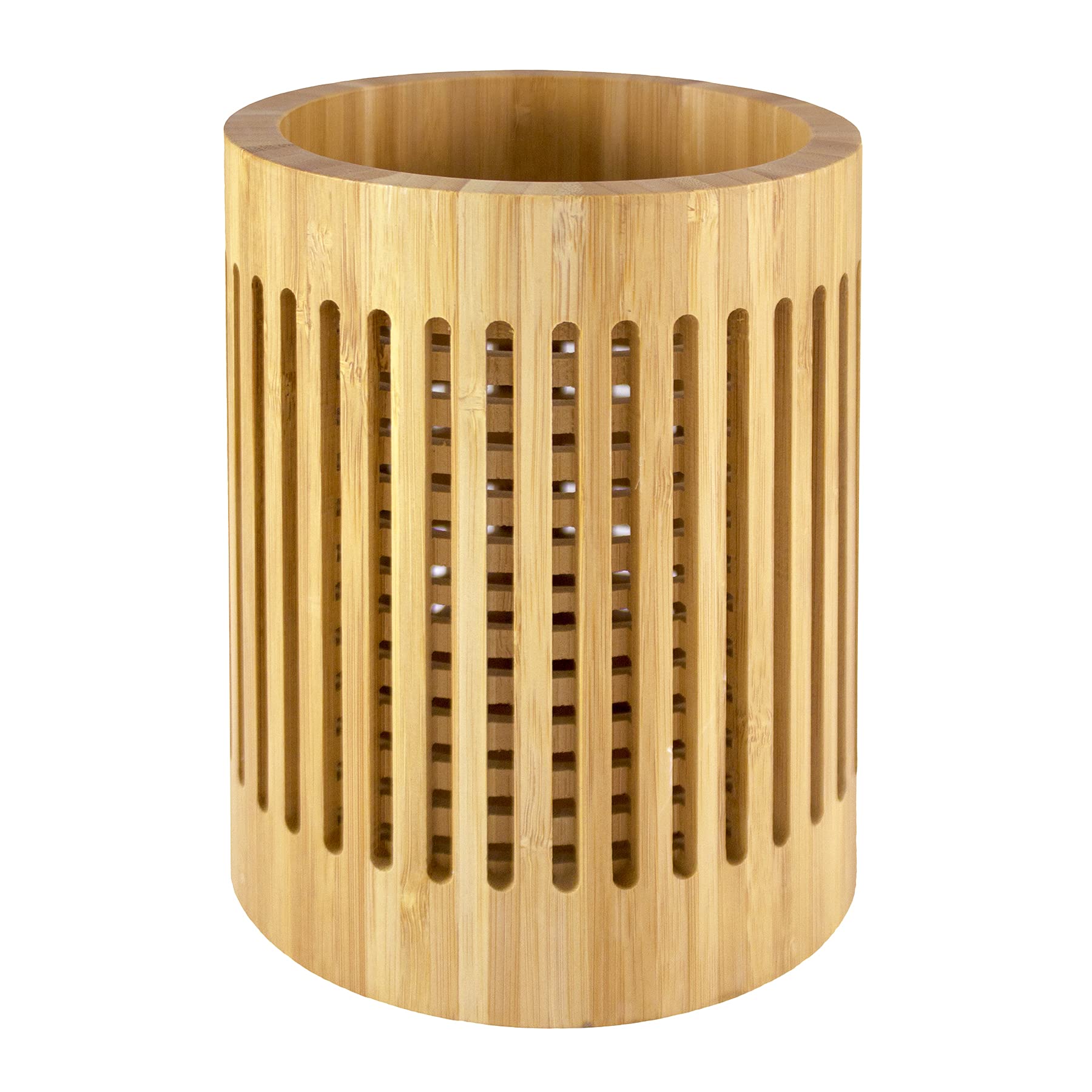 Totally Bamboo Lattice Kitchen Utensil Holder, 5'' X 5''X 7''