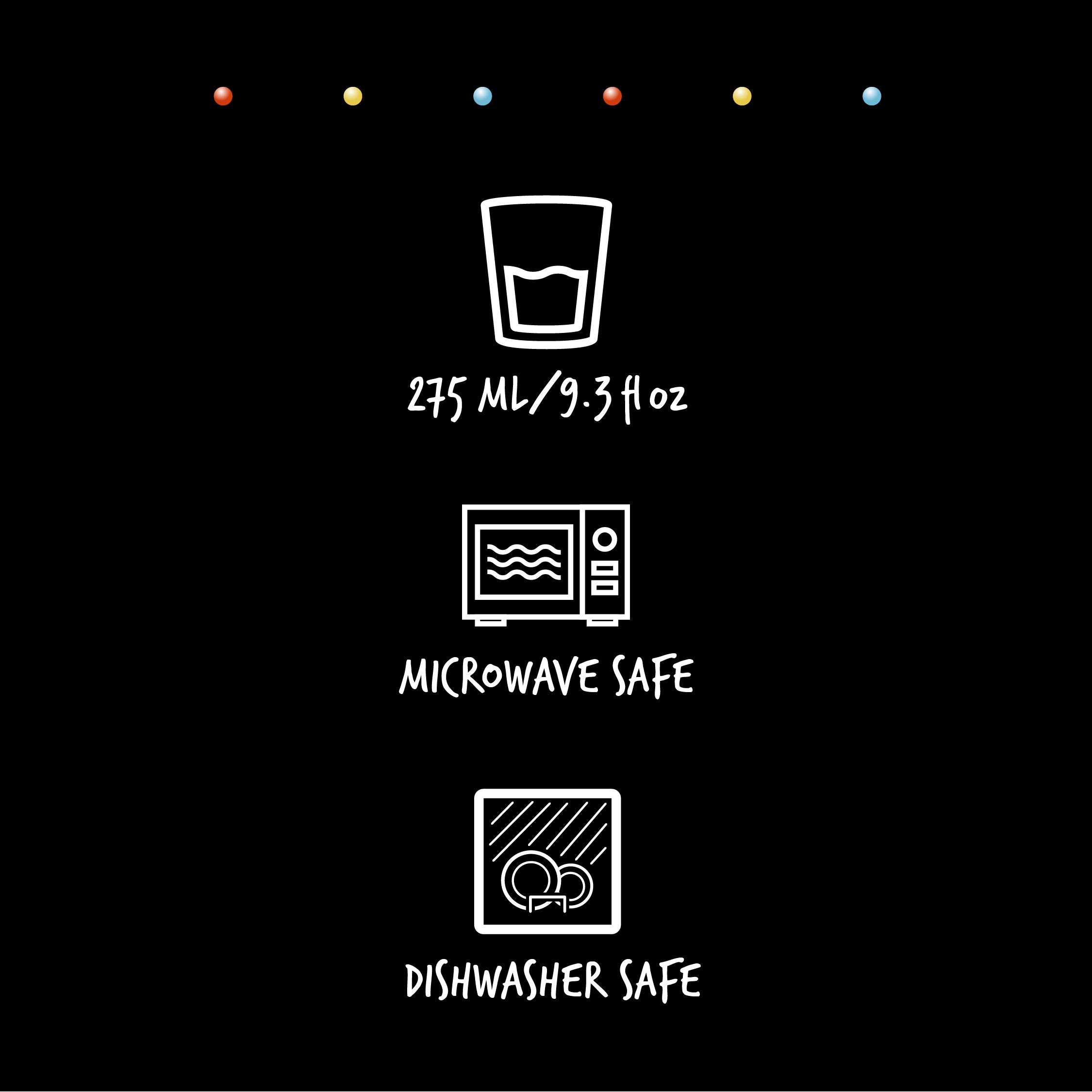 Paladone Friends Tv Show Coffee Mug Set Of 6 Friends Themed Gifts - Officially Licensed Merchandise