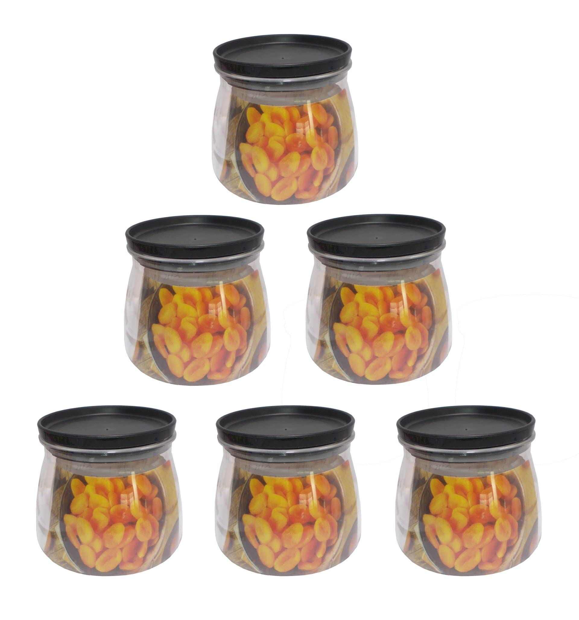Kotak Sales Matuki Unbreakable Jar Kitchen Plastic Container Bpa Free Stackable Air Tight Dabba Space Saver Snacks Nuts Dryfruit