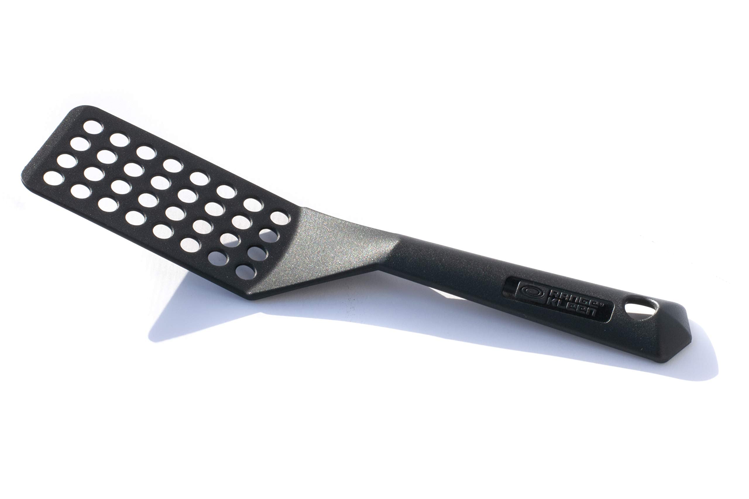 Black Nonstick Slotted Spatula/Turner For Crepes, Brownies, Lasagna