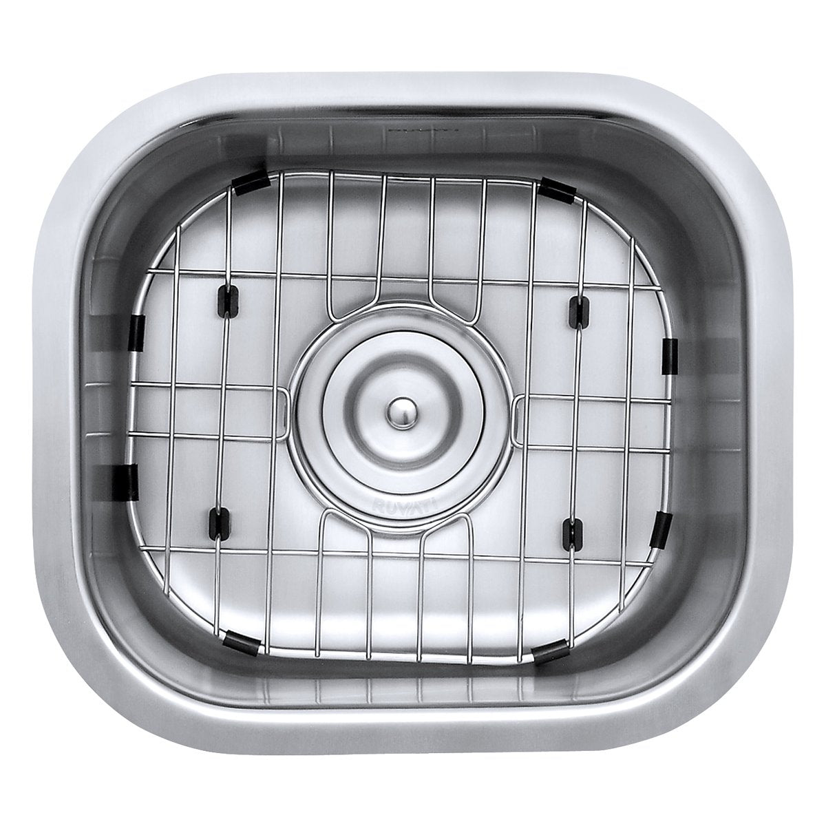 Ruvati Rvm4136 Undermount 16 Gauge 13'' By 15'' Bar Prep Sink, Stainless Steel