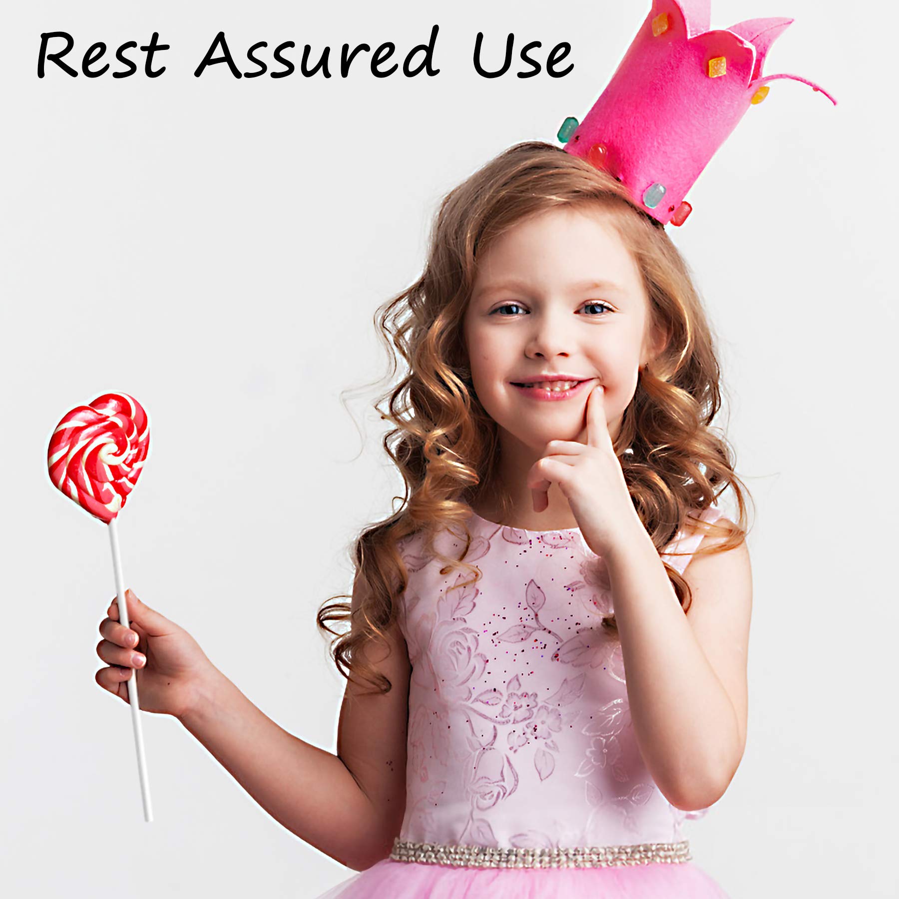 Augshy 300Pcs 6 Inches Cake Pops Making Tools 100Pcs Cake Pop Sticks 100Pcs Cake Pop Bags And 100Pcs Twist Ties (Thin Stick)