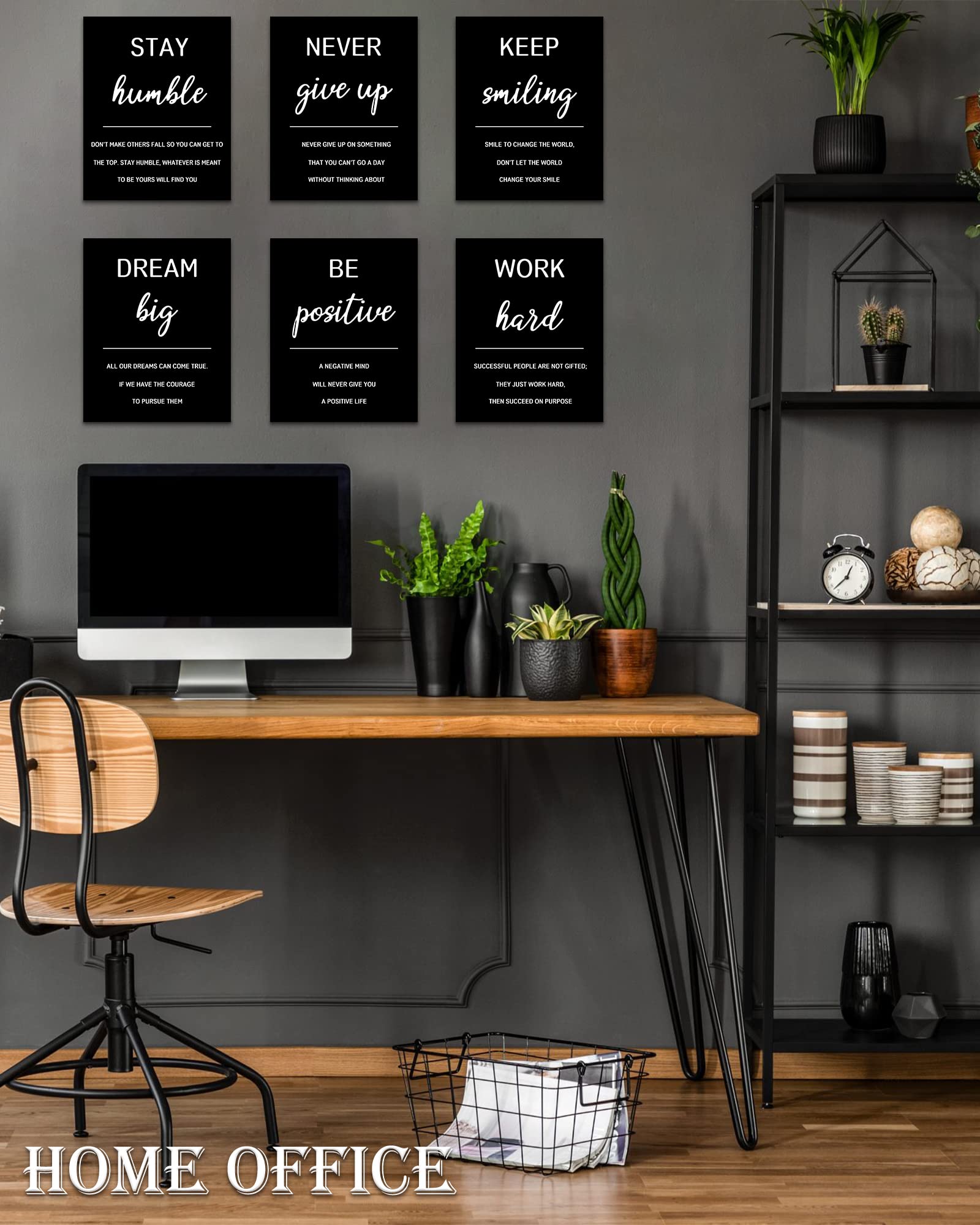 ???????????? Inspirational Office ???????????? Wall Art Motivational Wall Decor Quotes Wall Art For Living Room Encouraging Canv