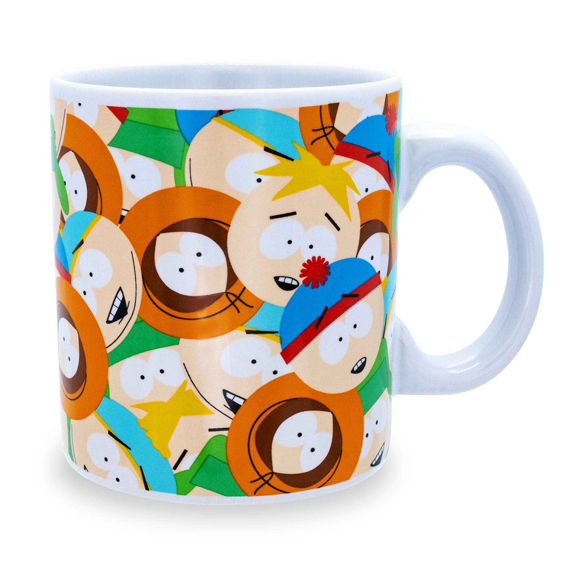 South Park character Faces ceramic Mug  Holds 20 Ounces