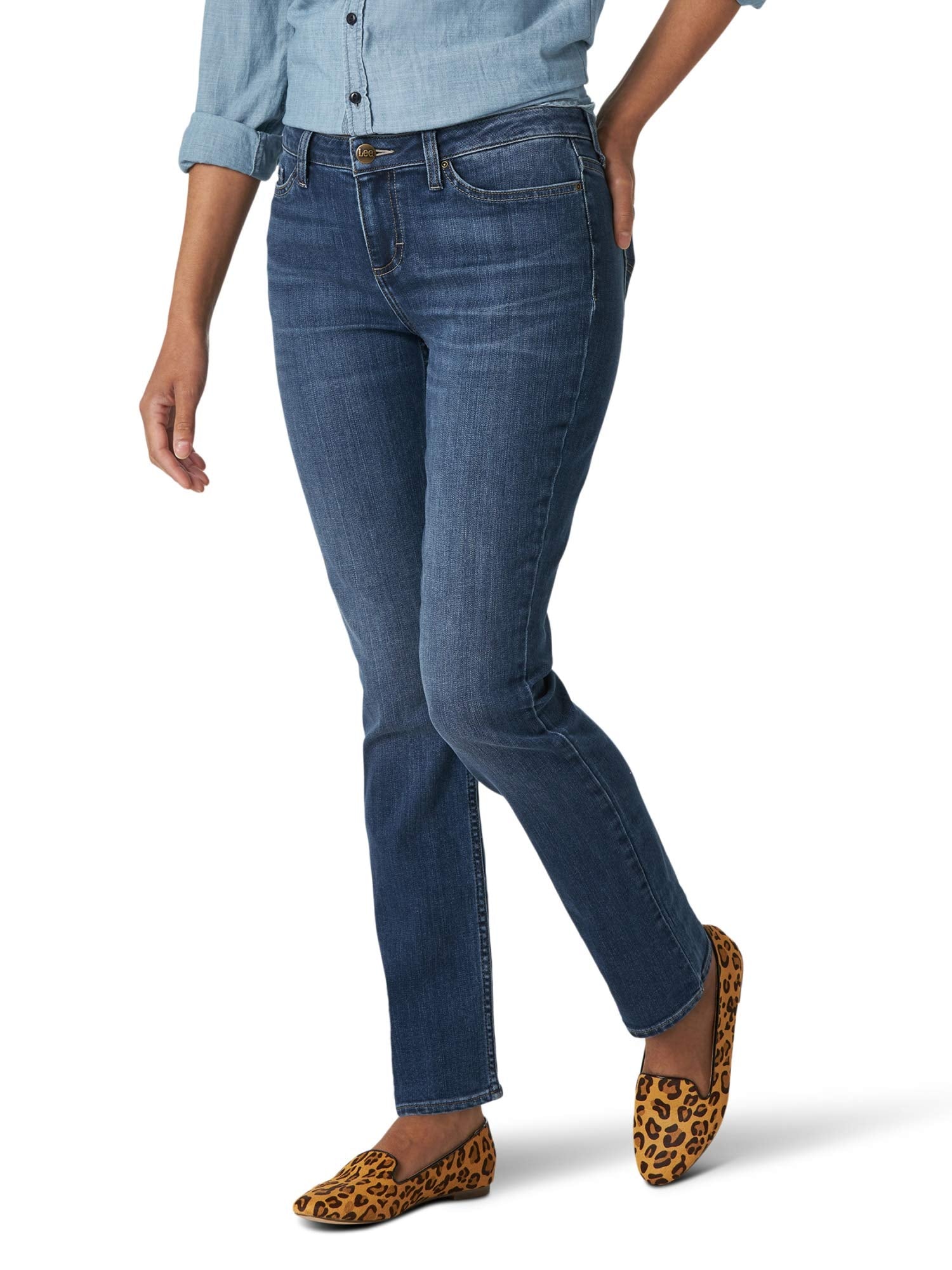 Lee Womens Regular Fit Straight Leg Jean, Seattle, 12