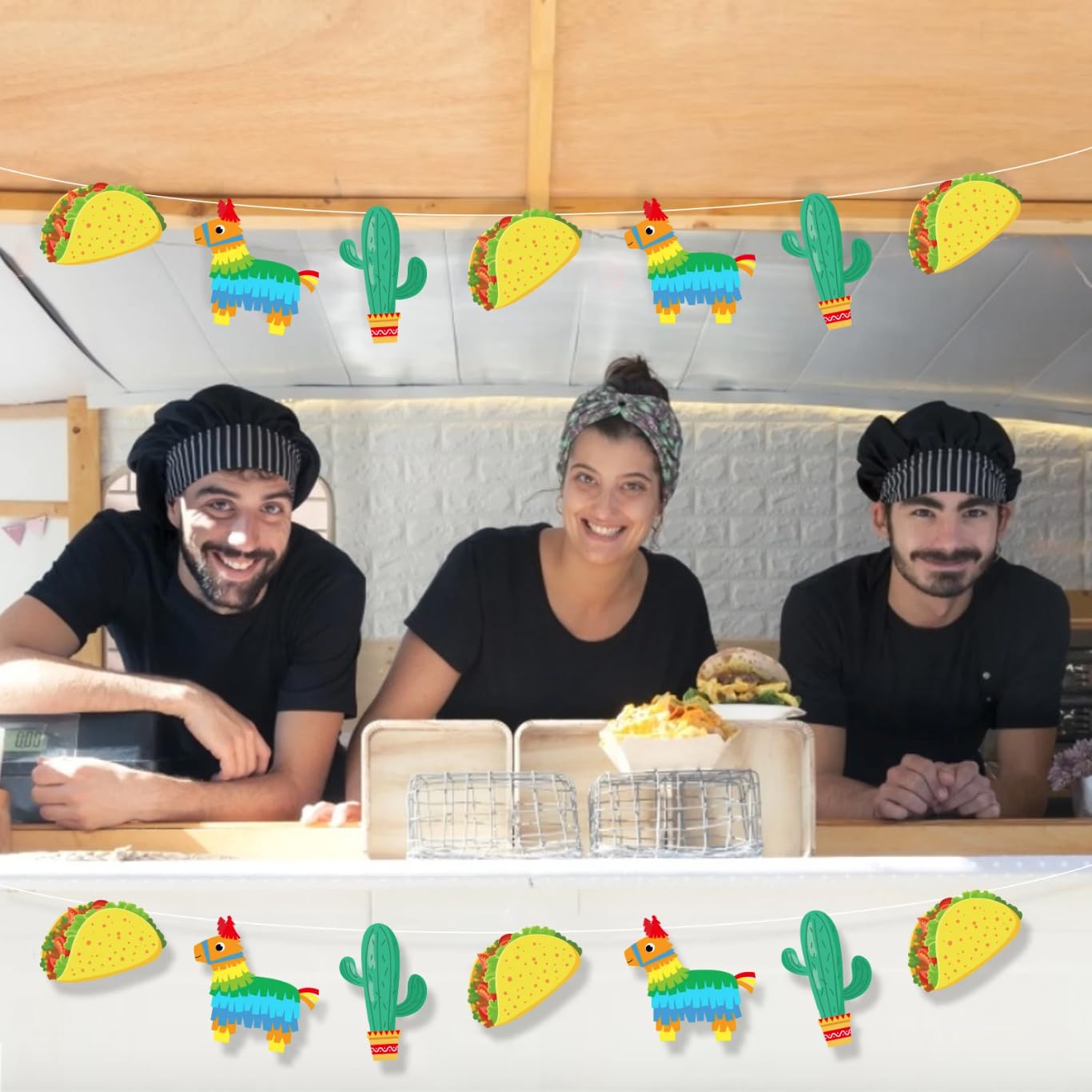 Kristin Paradise Mexican Banner, Taco Twosday Party Sign, Donkey Theme Birthday Decorations, Fiesta Boy Girl Baby Shower Supplie