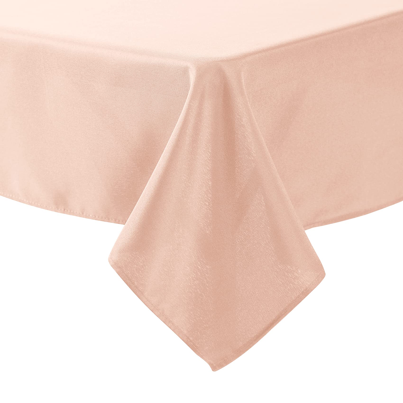 Cupuamon Square Tablecloth 52X52 Inch Washable Polyester Fabric Table Cloth For Wedding Party Dining Banquet Decoration(52X52,Du