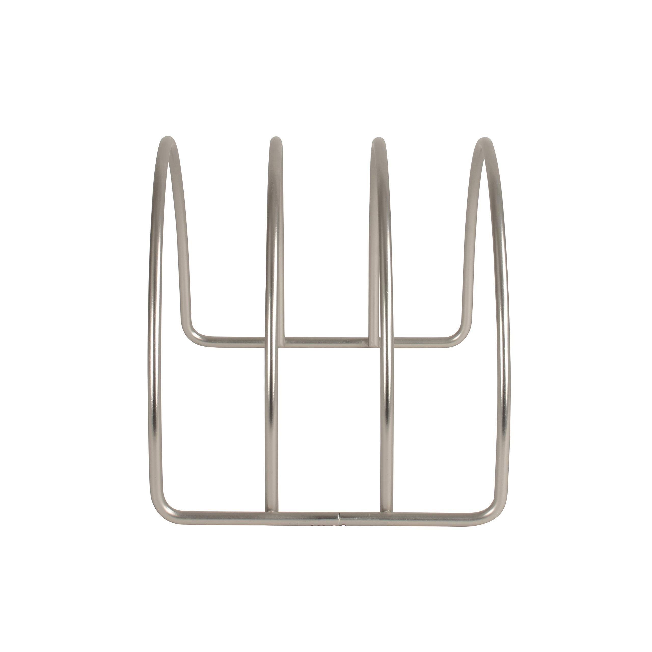 Spectrum Diversified Euro Arc Lids For Pots & Pans, Kitchen Cupboard Storage, Cabinet Skillet & Bakeware Organizer, Satin Nickel