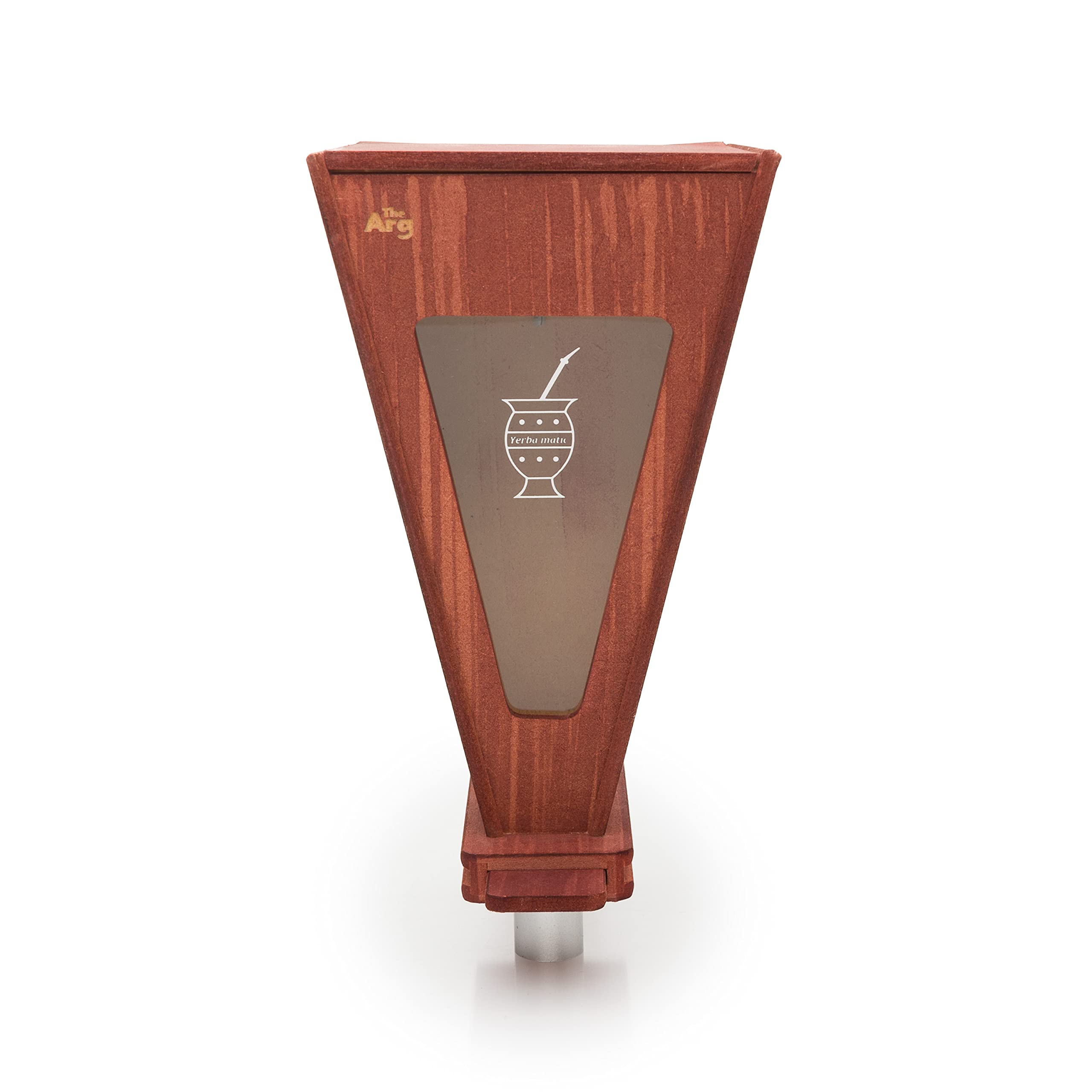 Thearg Yerba Mate Wood Wall Dispenser Container Easy Filling Serverware Home Improvement Green Tea Loose Leaf Hold Mate Cup Sets