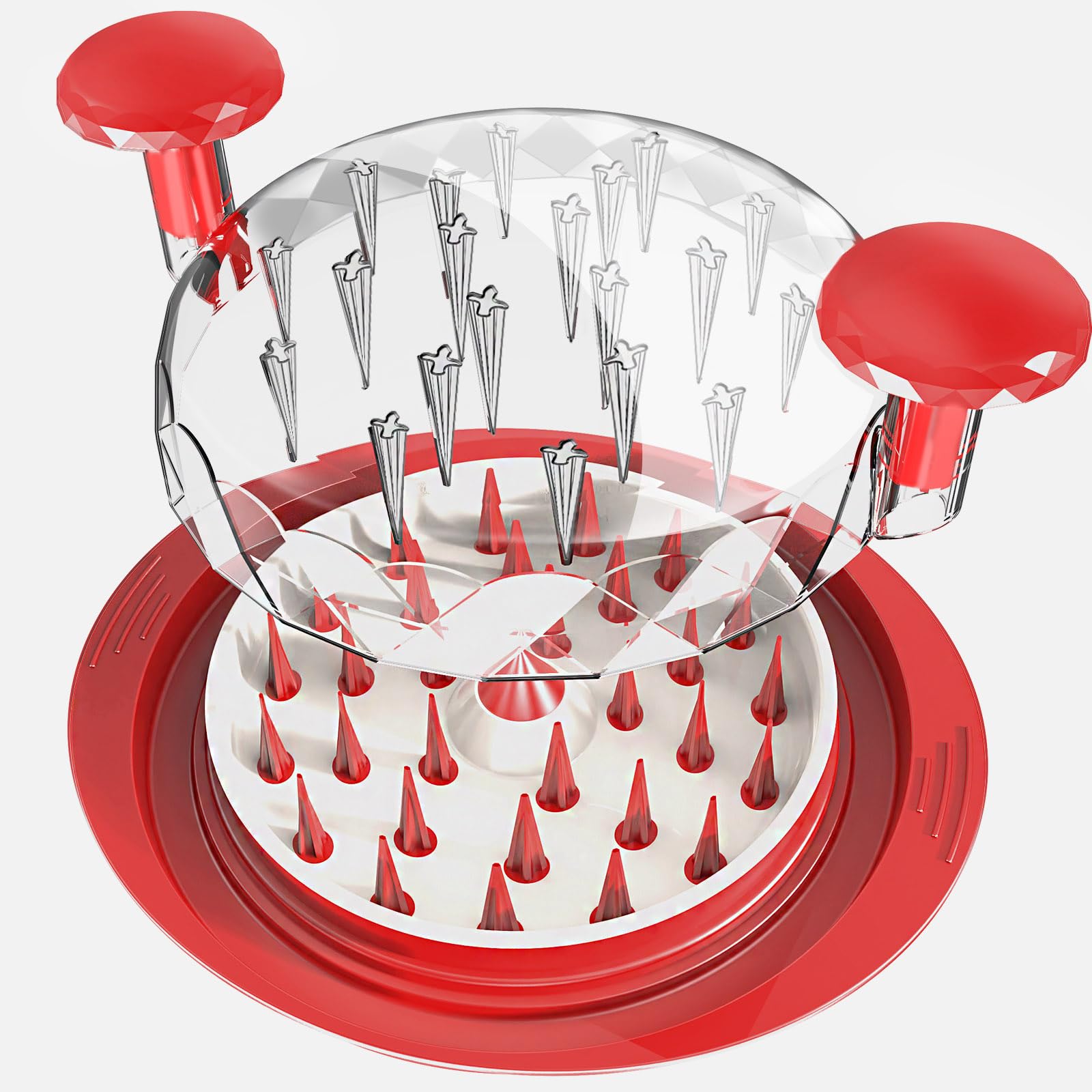 Chicken Shredder With Plate, 11 Inch Large Professional Meat Shredder Tool, Chicken Breast Shredding Tool Twist, Ergonomic Handl