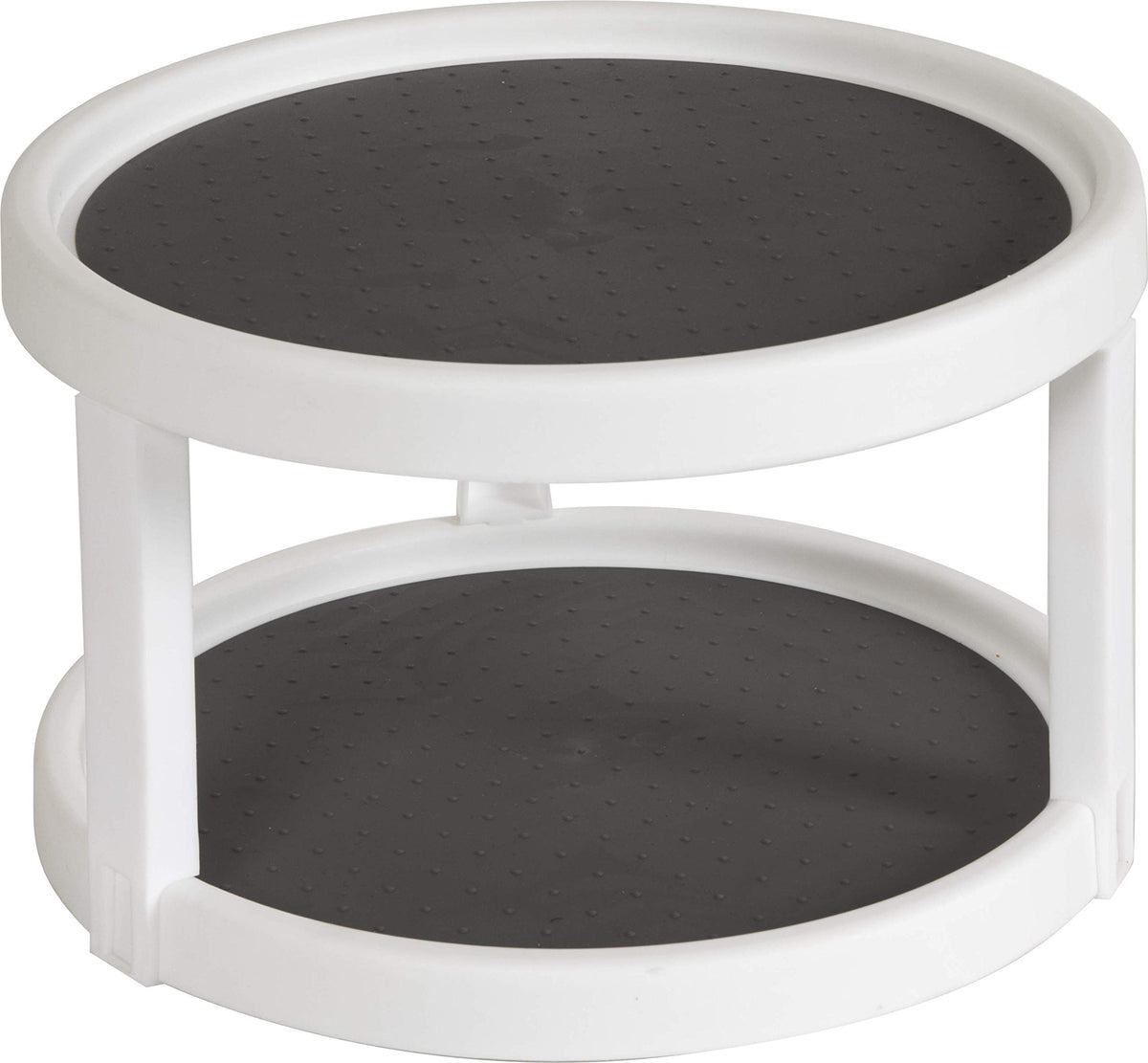 Kitchen Spaces Two-Tier Lazy Susan Organizer, Cabinet Turntable Shelf Storage For Kitchen And Pantry Items, Great For Spices Or