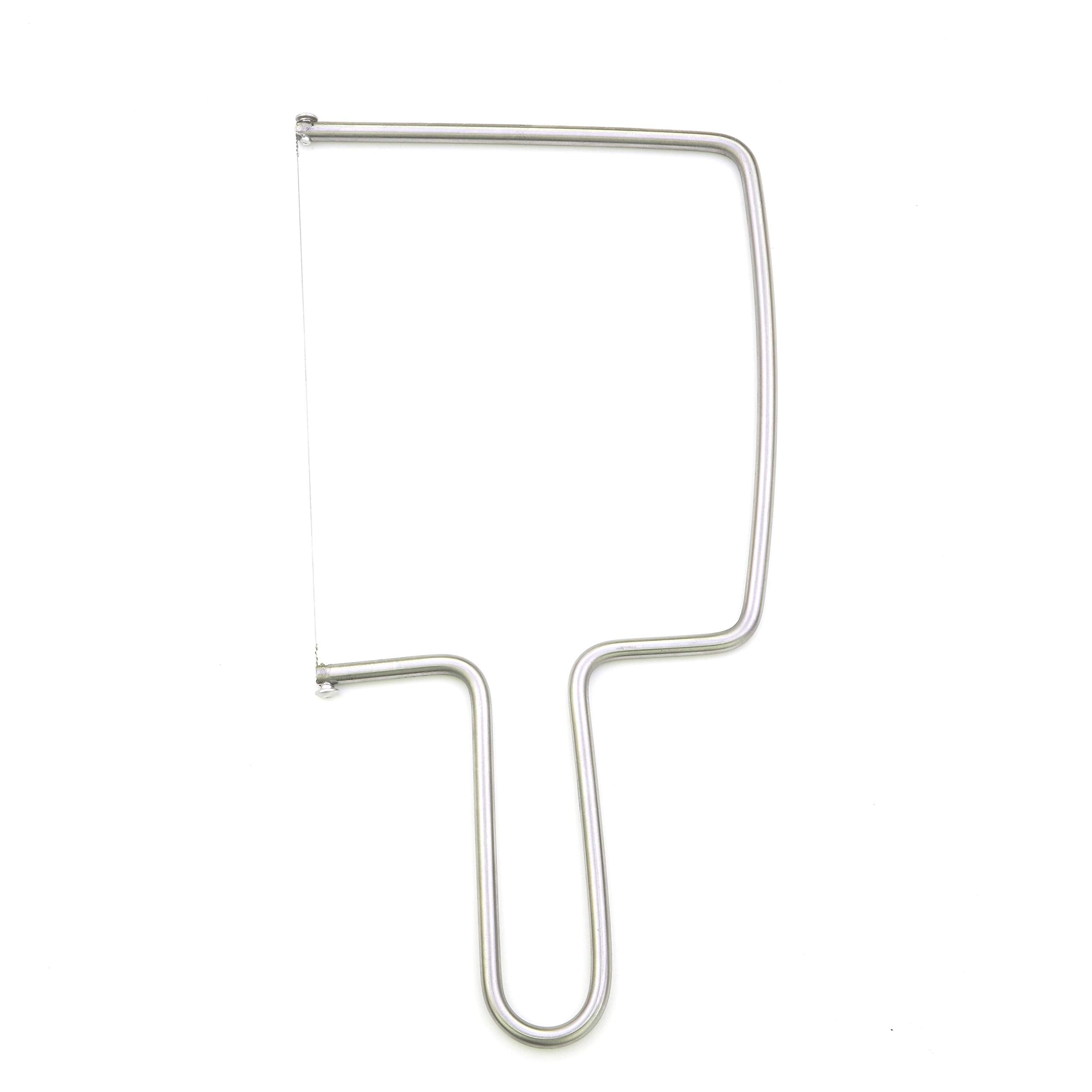 Aeon Design Cheese Slicer/Cutter With Extra 2 Wires-Easy And Fast Cutting Hard Or Semi Hard Block Cheeses-Stainless Steel Kitche