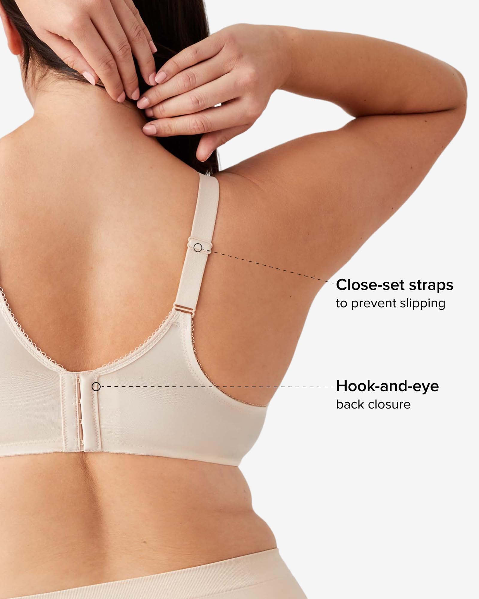 Wacoal Womens Plus-Size Basic Beauty Contour Bra, White, 36G