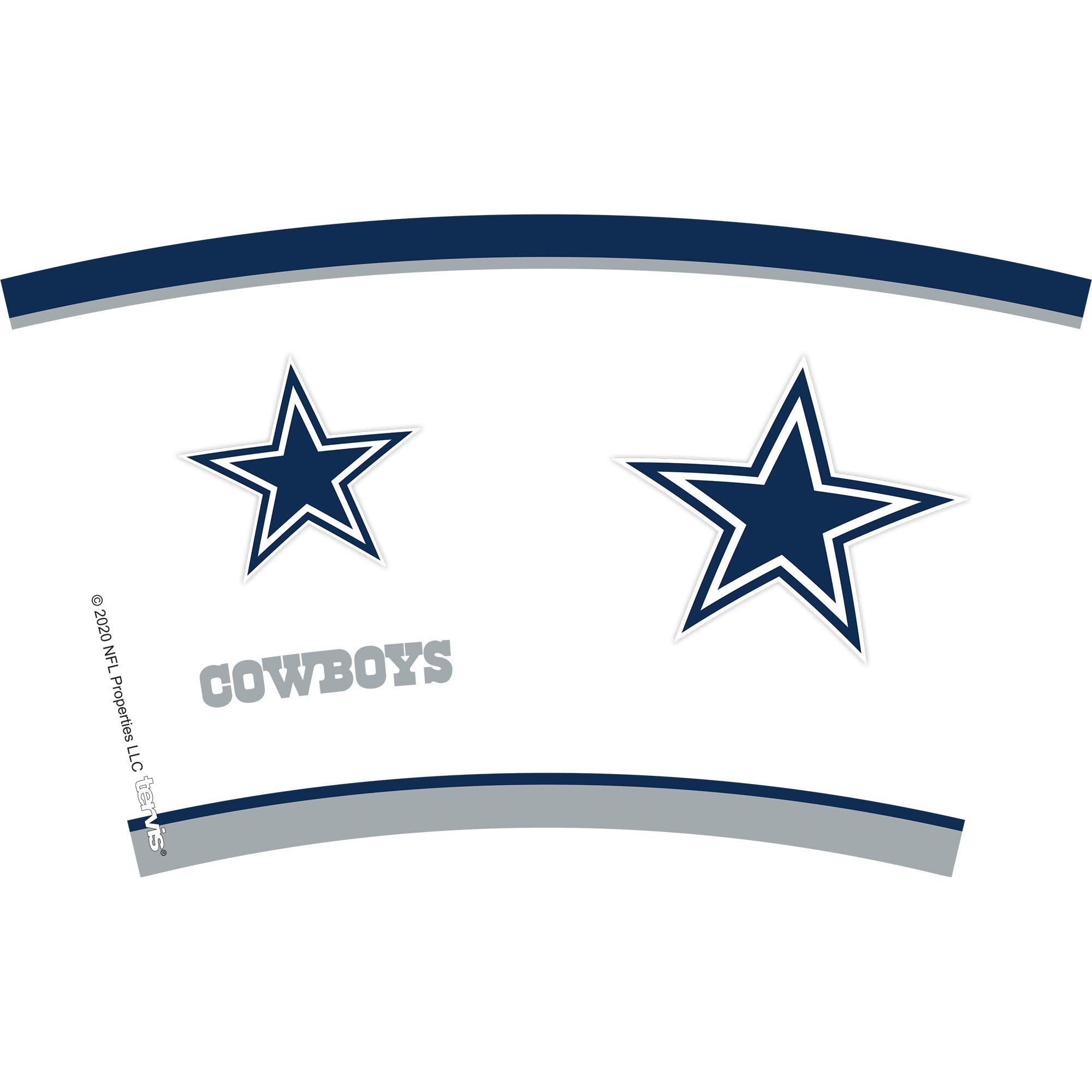 Tervis Made In Usa Double Walled Nfl Dallas Cowboys Tradition Insulated Tumbler Cup Keeps Drinks Cold & Hot, 16Oz, Classic