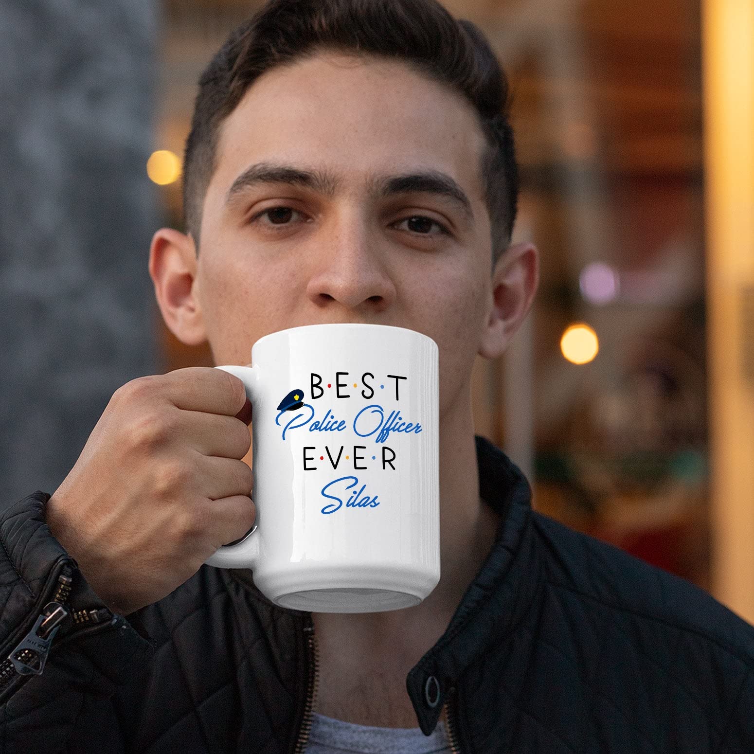 Best Police Officer Ever Mug, Custom Police Officer Gifts, Police Officer Coffee Mug, Police Mug For Police Officer/Law Enforcem