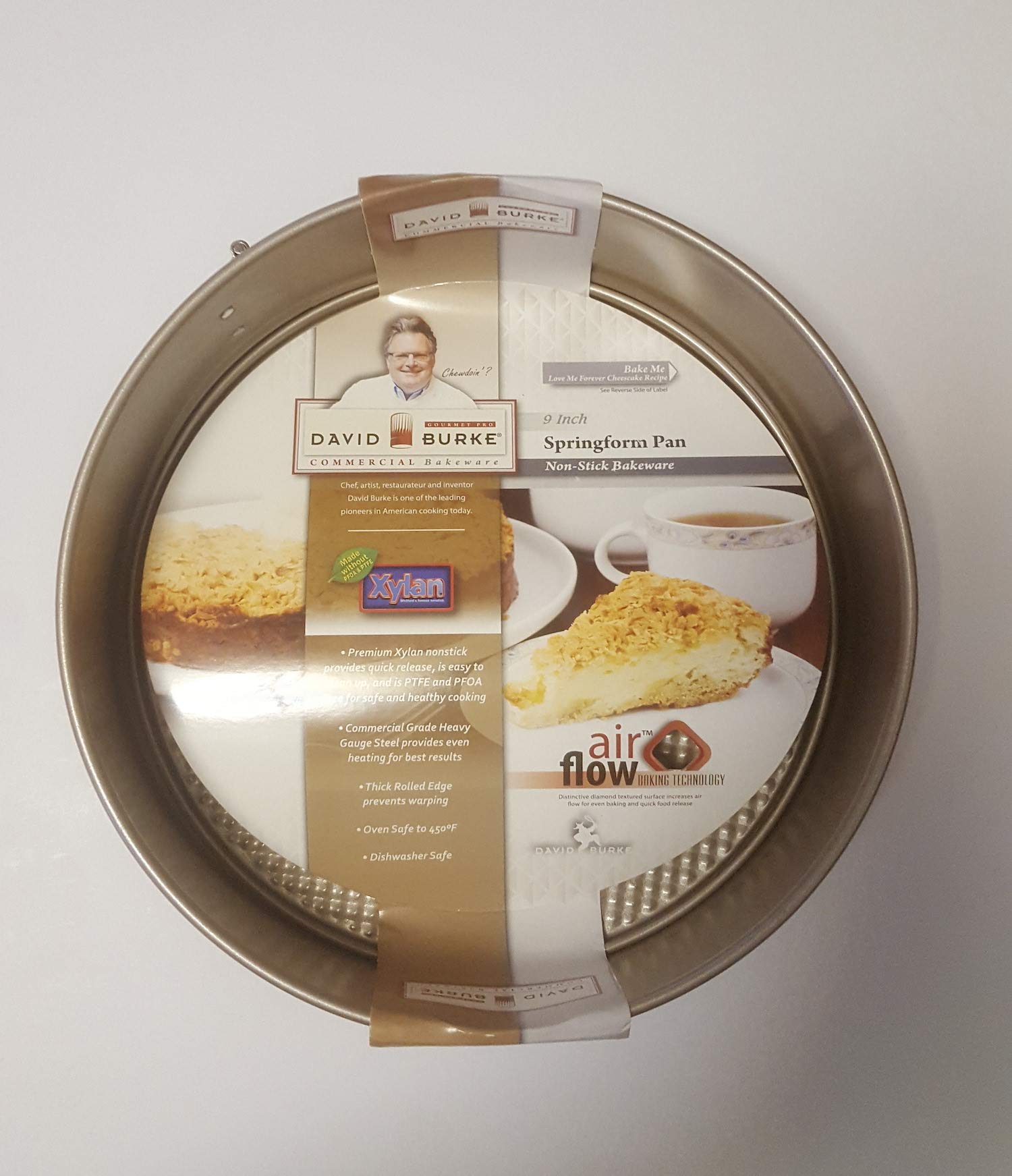 David Burke 9'' Springform Pan Bronze Colored Steel