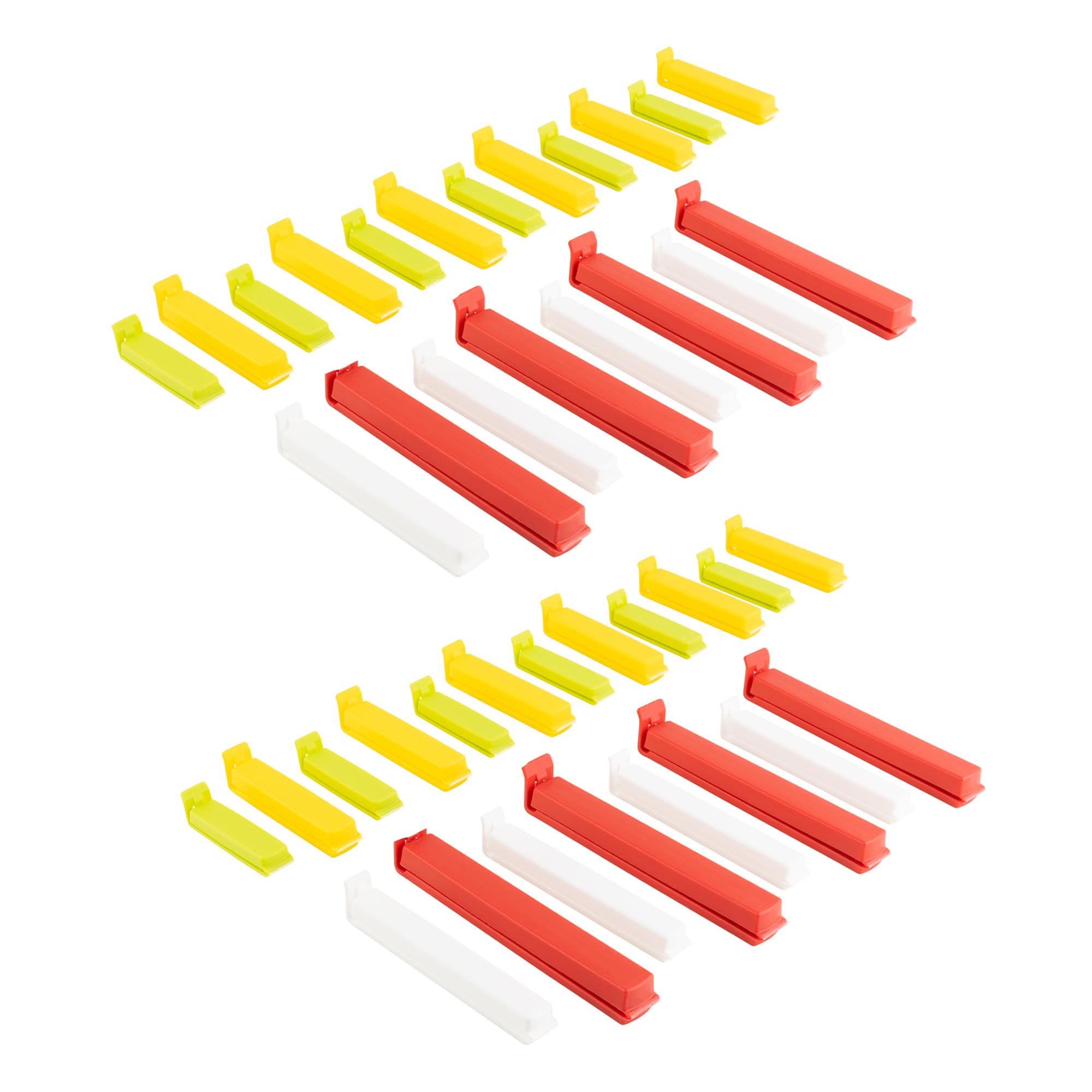 Linden Sweden Twixit! Bag Clips - Set Of 26 - Keep Food Fresh, Prevent Spillage - Great For Storage And Organization - Microwave