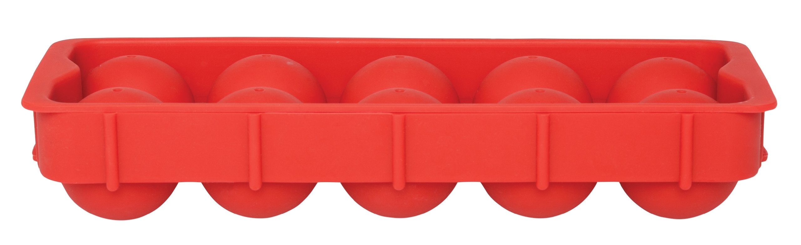 Hic Kitchen Cannonball Silicone Ice Cube Tray, European-Grade, Non-Stick, Makes 10 Large Ice Balls