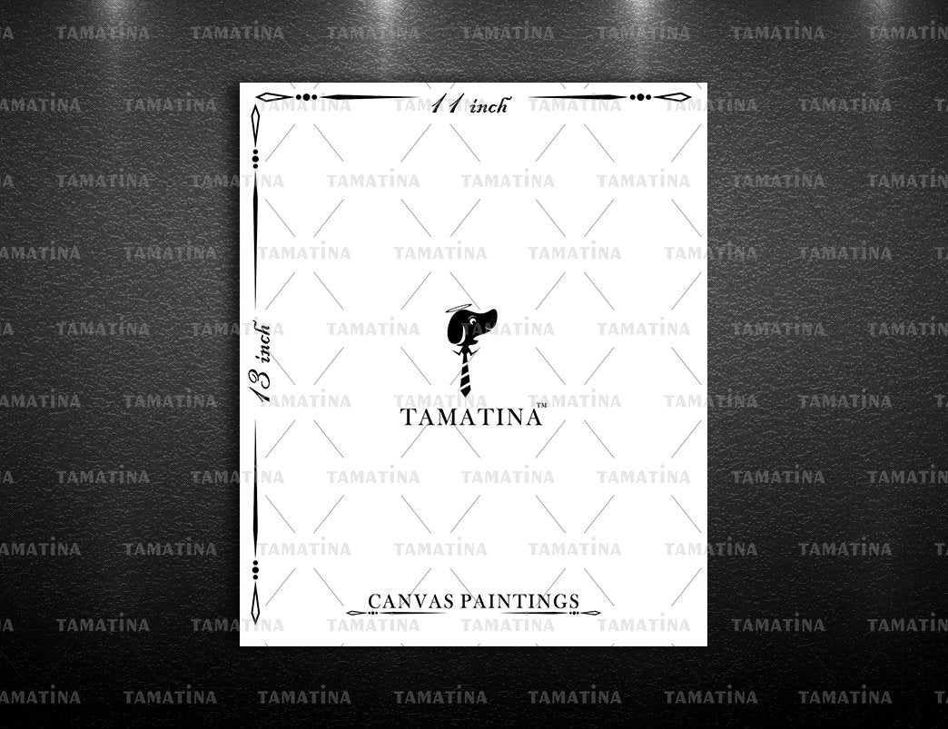 Tamatina Canvas Painting-A Day of Kathakali-Kerala Mural Art-Indian Art