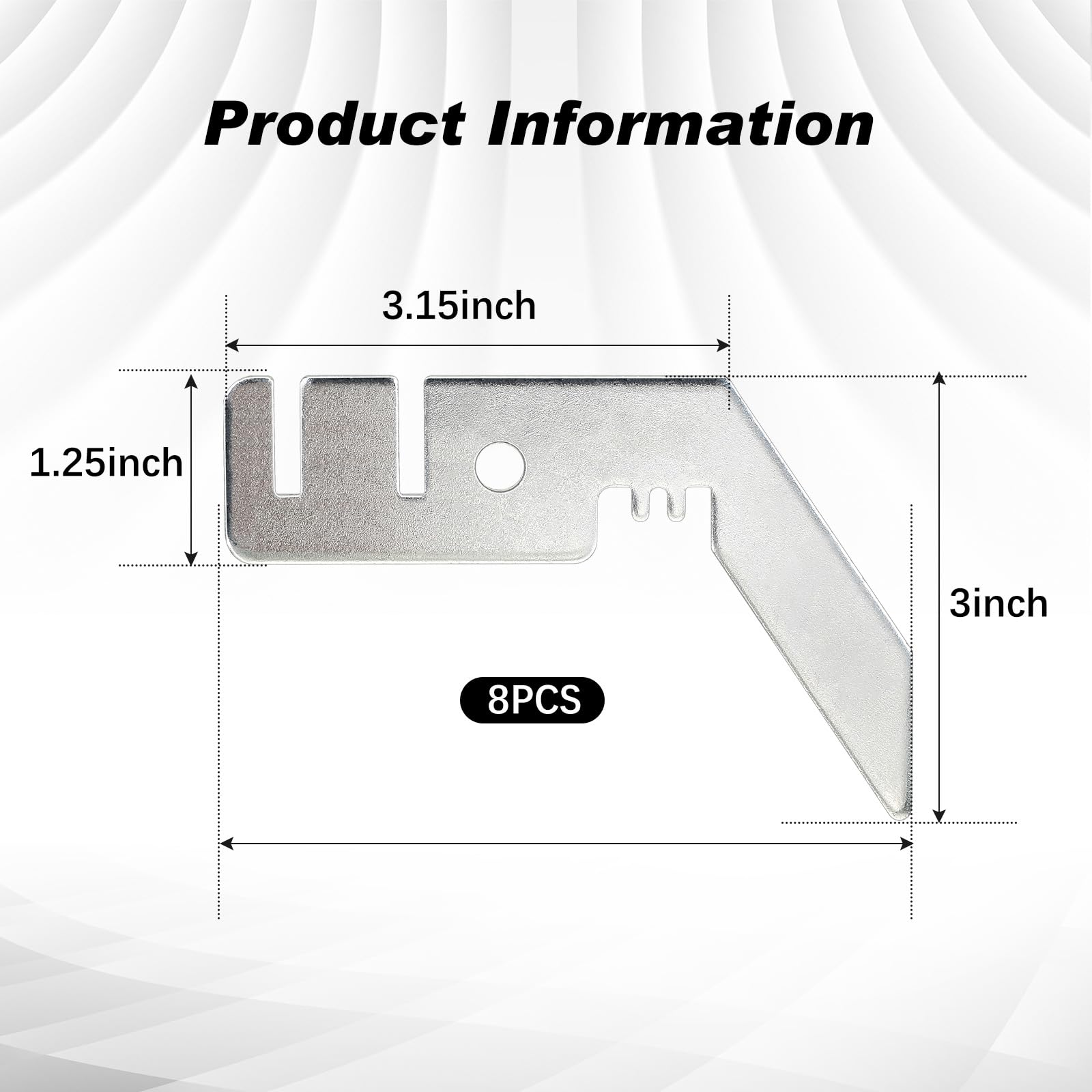 3'' Double Crossbar Hanger Wedding Valance Hanger For Backdrop, Pipe And Drape Backdrop Stand Kit Double Backdrop Stand (8 Pcs)