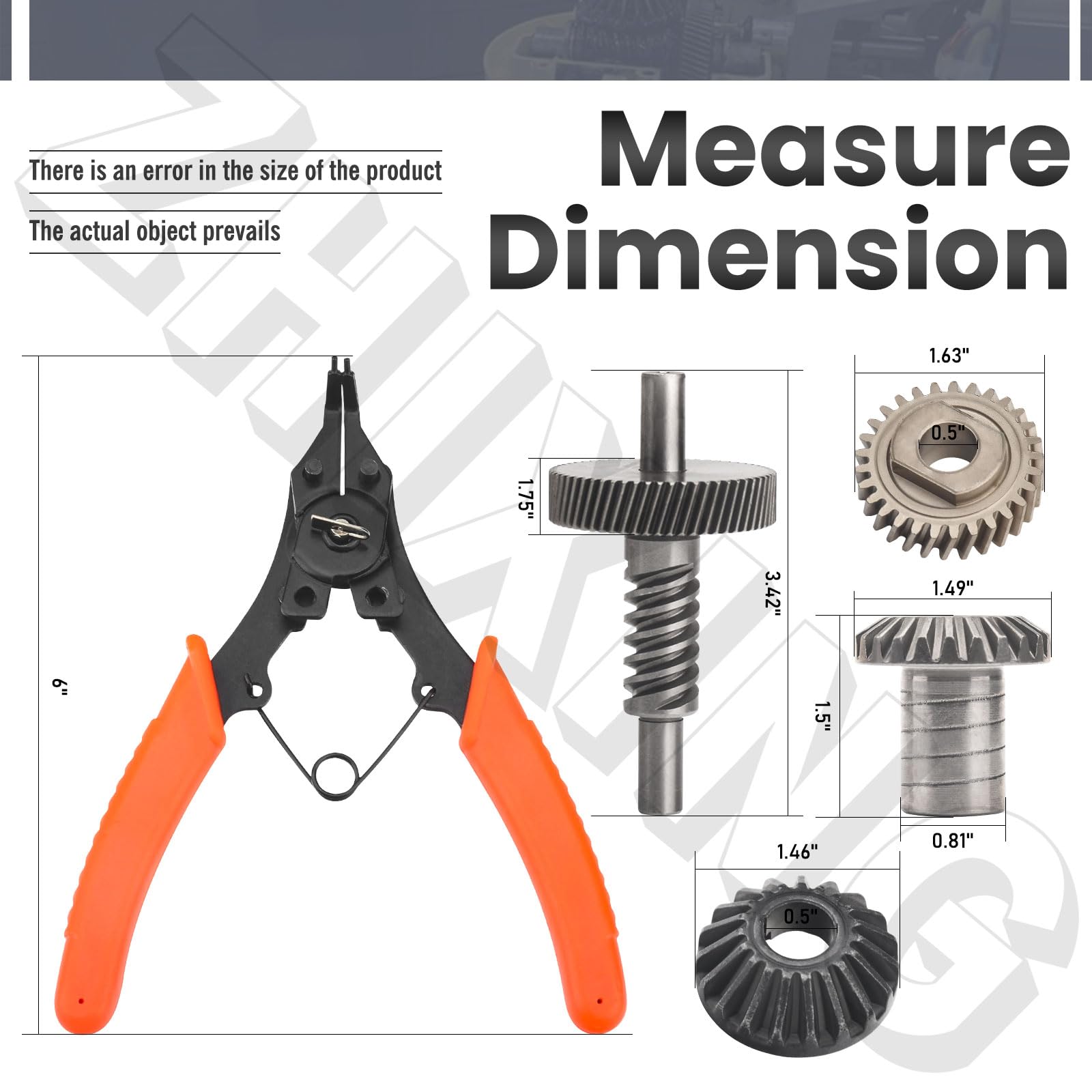 Worm Gear Kit 9706529, 9709511, 9703337, 9709231 Compatible With Whirlpool/Kitchenaid 5Qt & 6Qt Stand Mixer With Worm Gear, Food