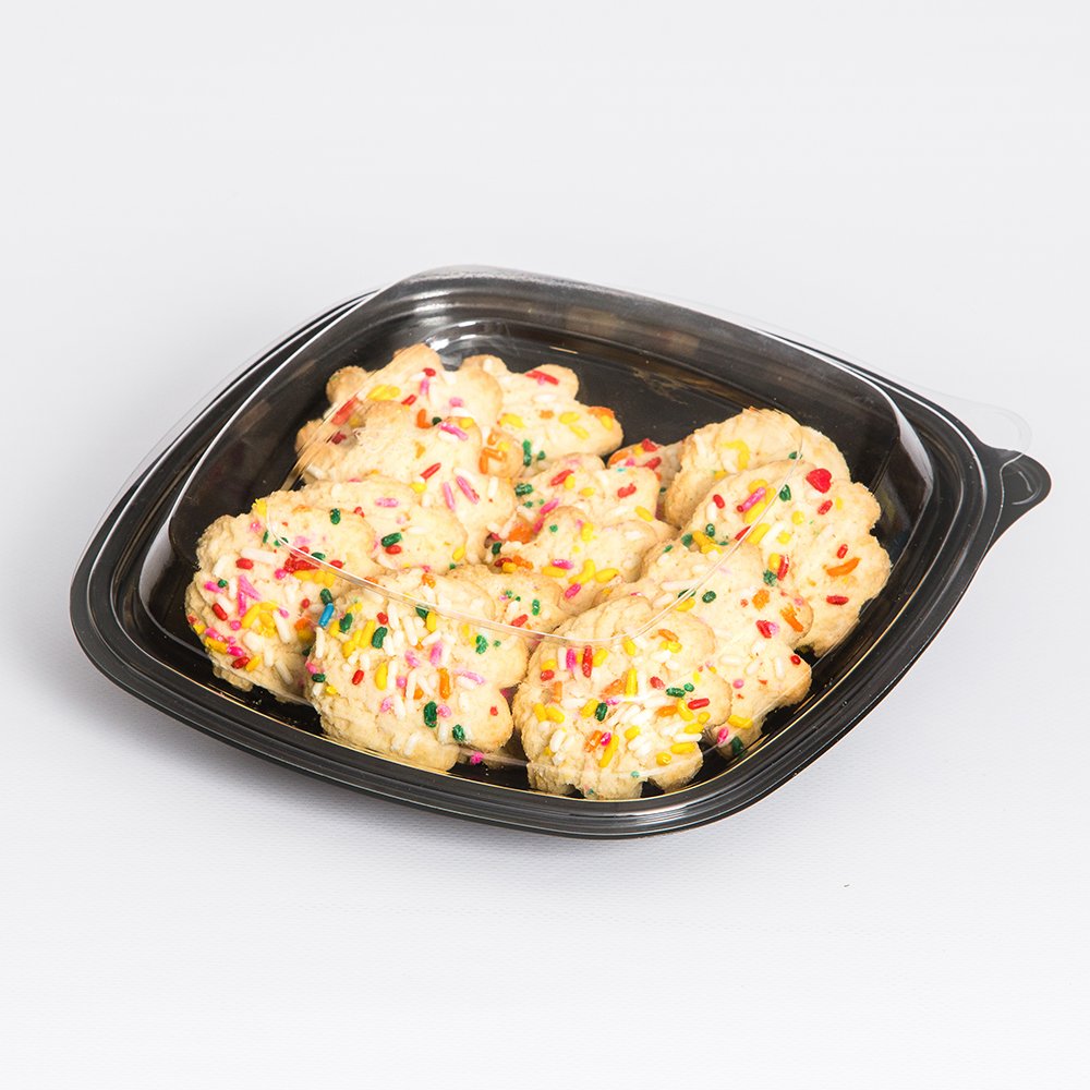 Anchor Packaging Crystal Classics Anti-Fog Recycled-Pet Square Bowl Lid For 20, 32, 48 Oz. Square Bowl, Clear | 150/Case