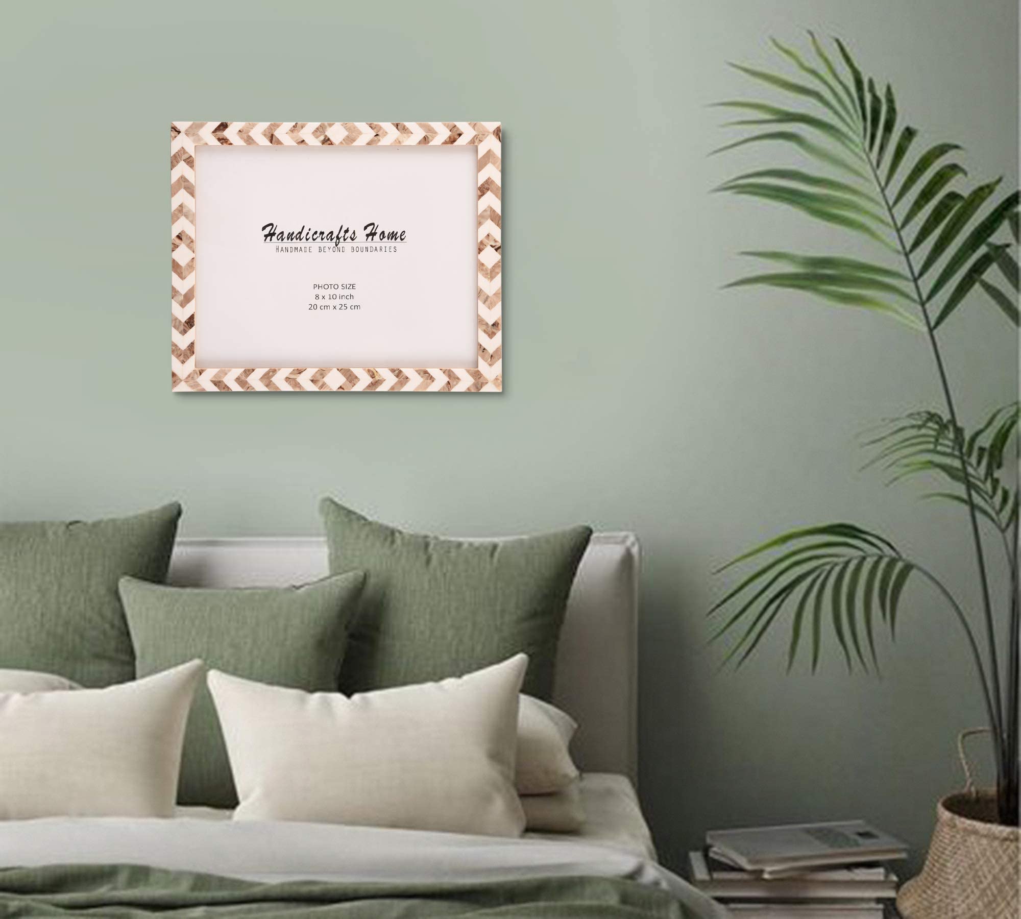 Handicrafts Home 8x10 Picture Frames Pack of 2 - Lisbon Collection Handcrafted Photo Frames, Perfect for Wall & Tabletop Display