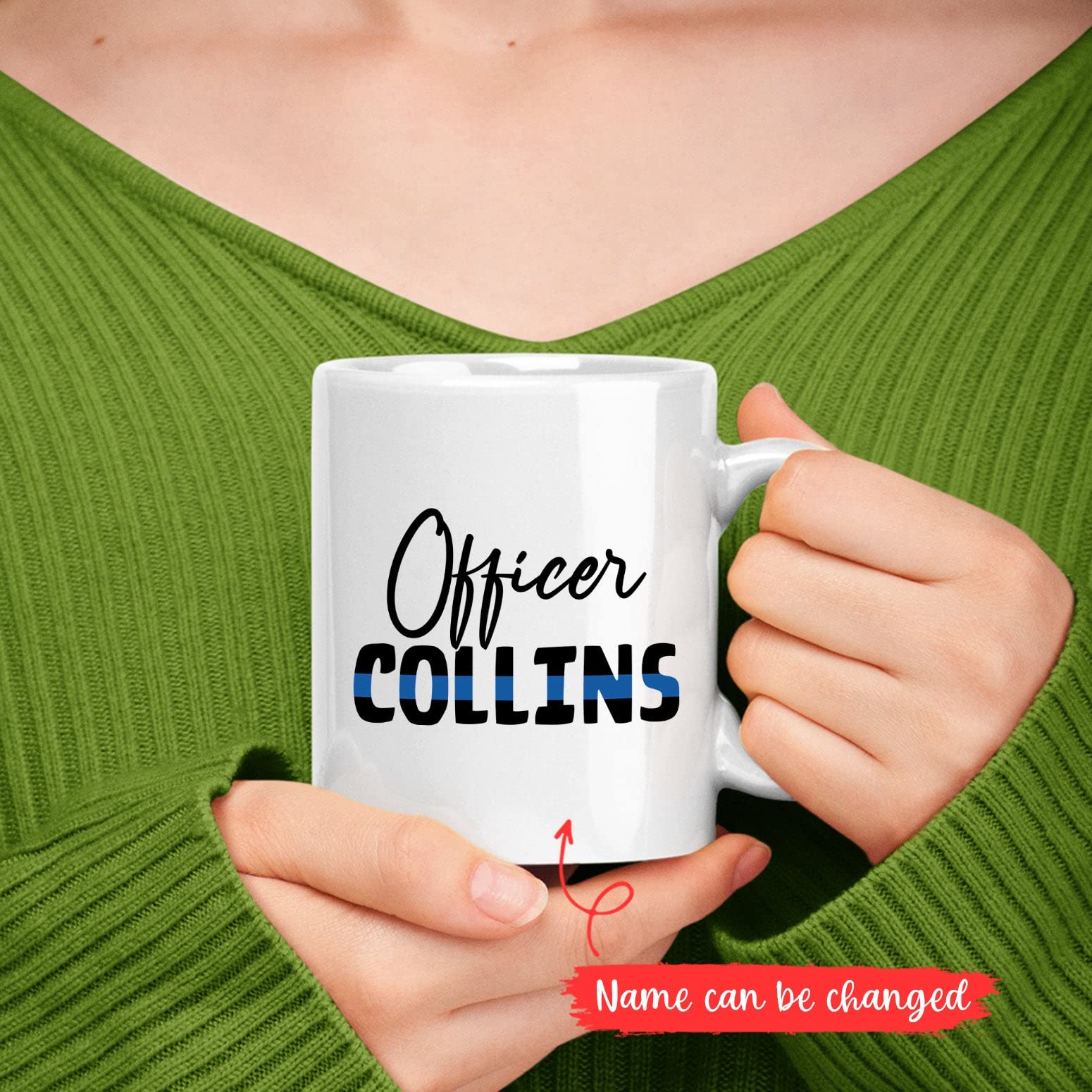 Police Officer Coffee Mug, Personalized Police Officer Mug, Appreciation Gift For Men & Women, Policeman Mug, Police Coffee Cup,