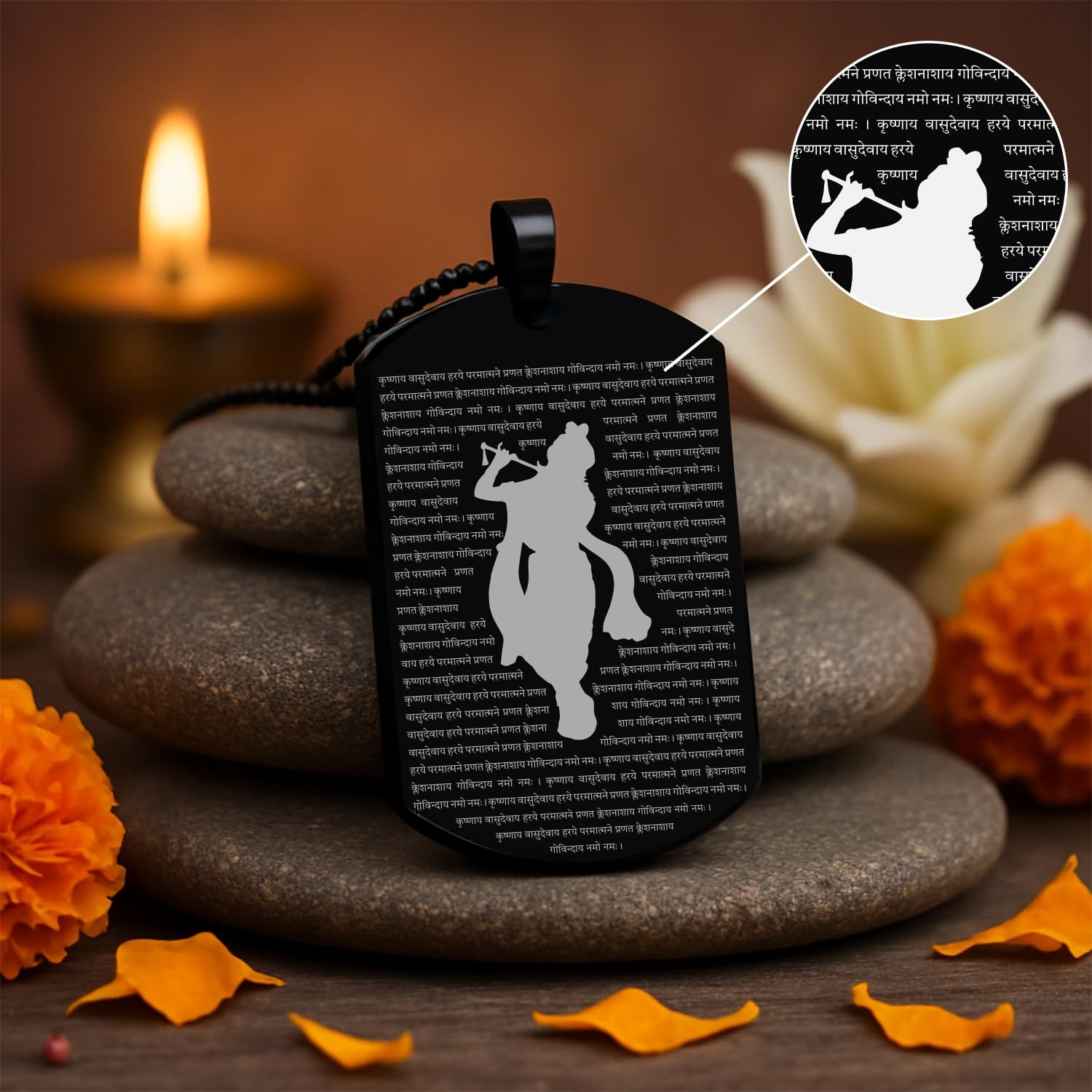 Astrotalk Shree Krishna Maha-Mantra Kavach | Blessings, Prosperity & Strength | 108 Hours Energized by Top Astrologers | Engraved Lord Krishna Pendant