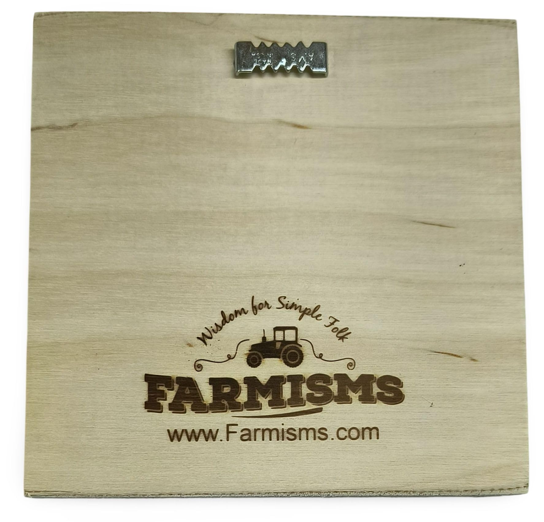 Farmisms 5x5 Inspirational Wooden Rustic Country Signs for Country Farm Living -Drink up Grinches