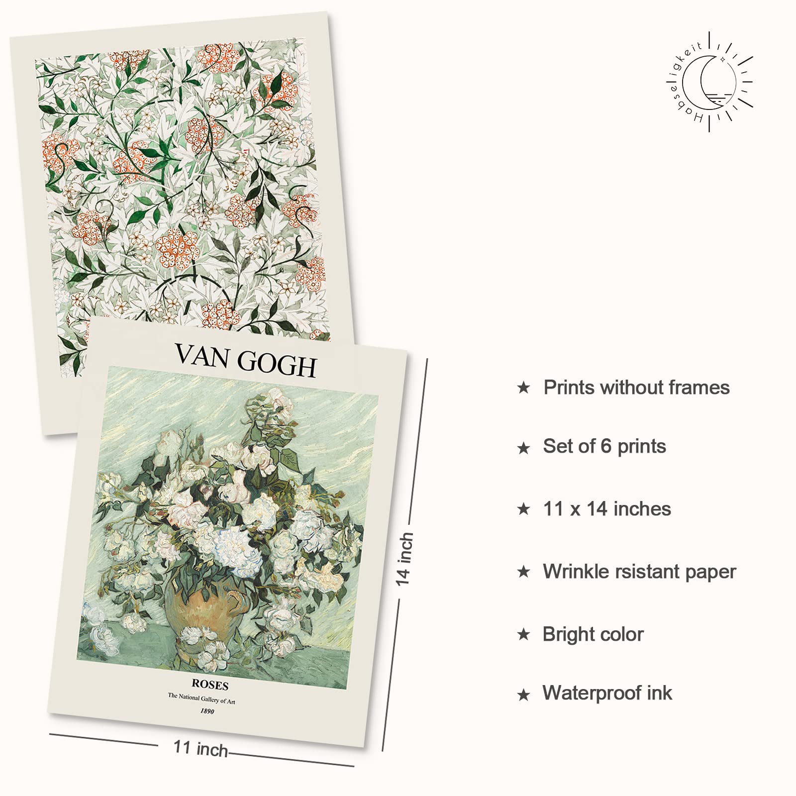 Habseligkeit Sage Green Master Wall Art Prints, Abstract Matisse Wall Art Exhibition Posters, Vintage Art Boho Art Prints, Retro