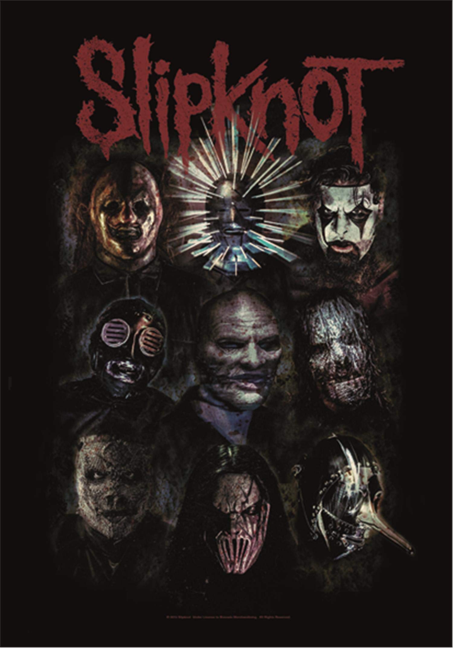 Slipknot Oxidised Large Fabric Poster / Flag 44'' X 30'' (Hr)